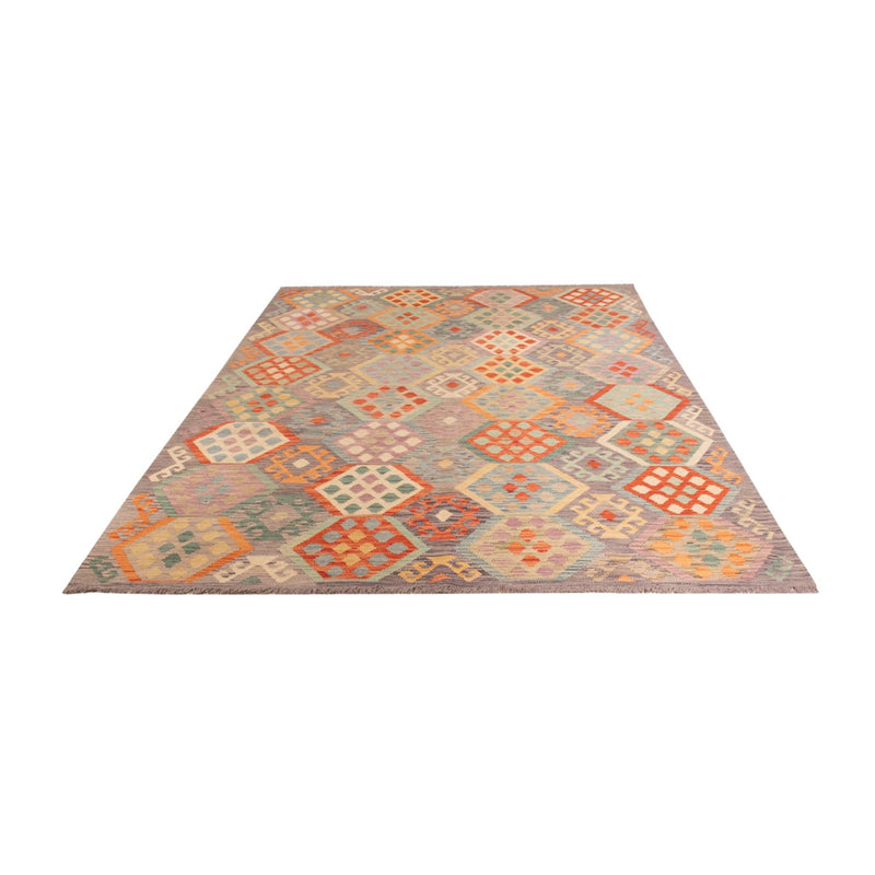 Alfombra Kelim - Splash - 293 x 193 cm - multicolor