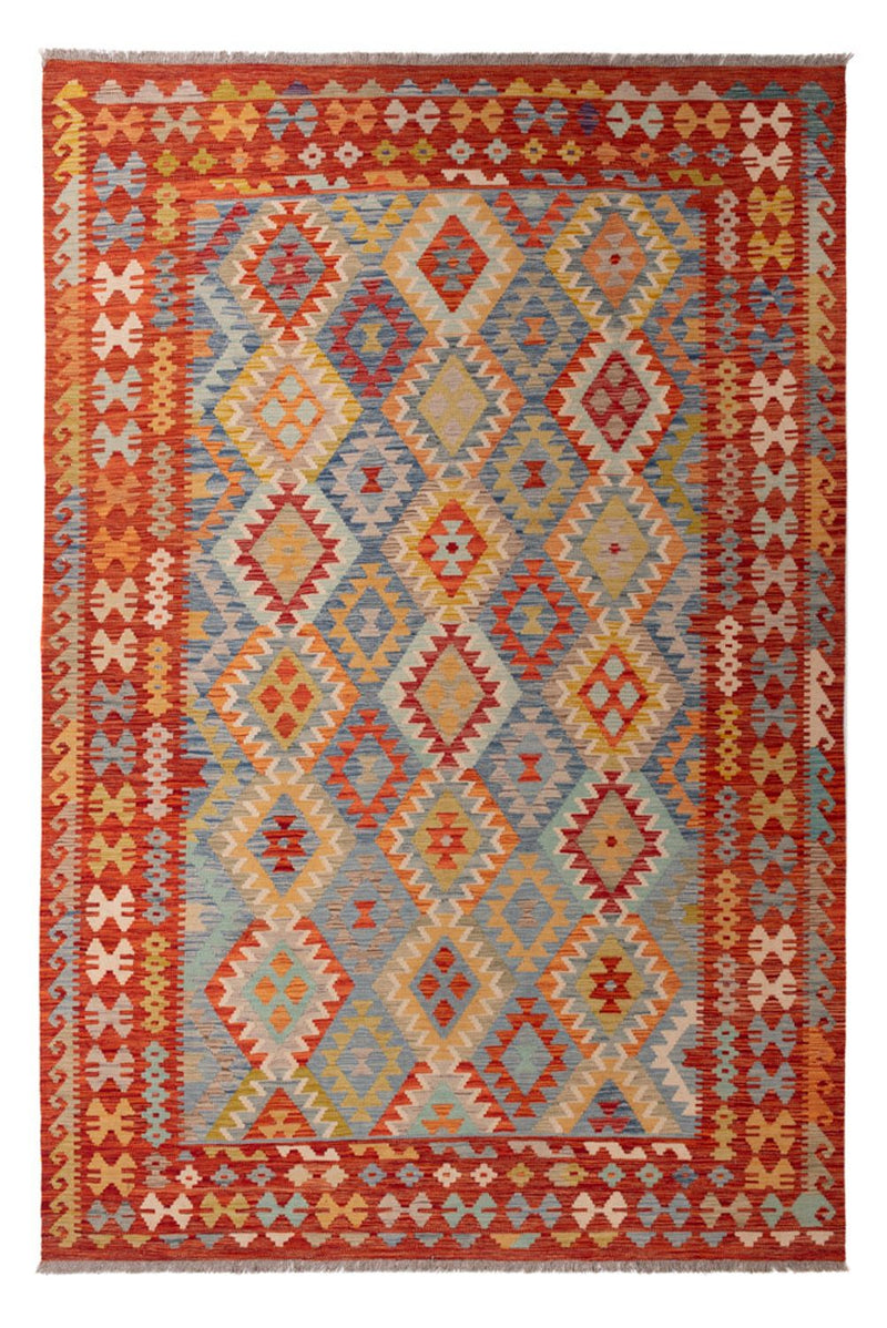 Alfombra Kelim - Splash - 295 x 196 cm - multicolor