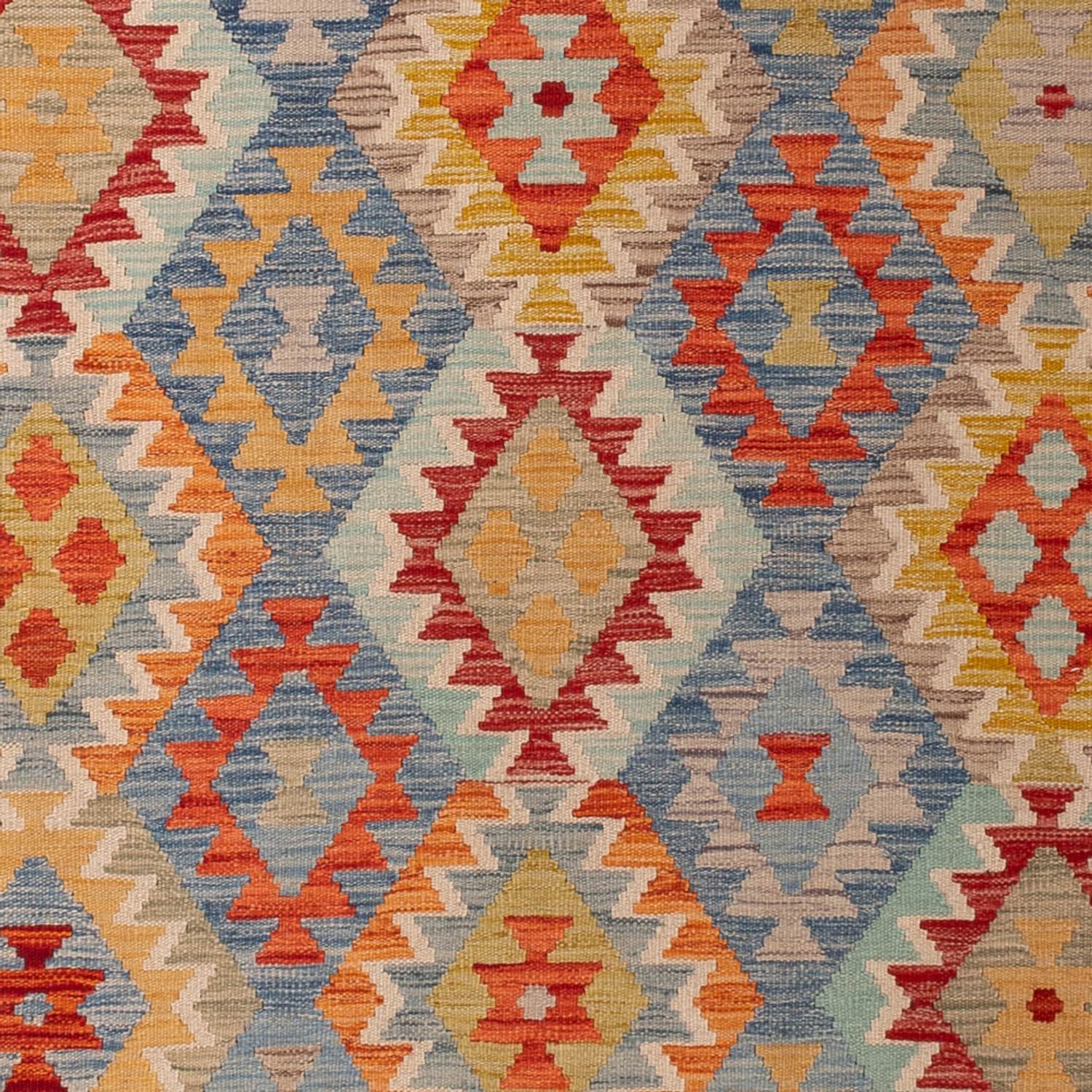 Alfombra Kelim - Splash - 295 x 196 cm - multicolor
