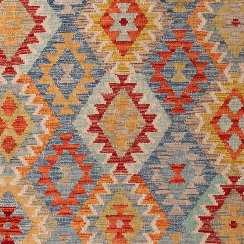 Alfombra Kelim - Splash - 295 x 196 cm - multicolor