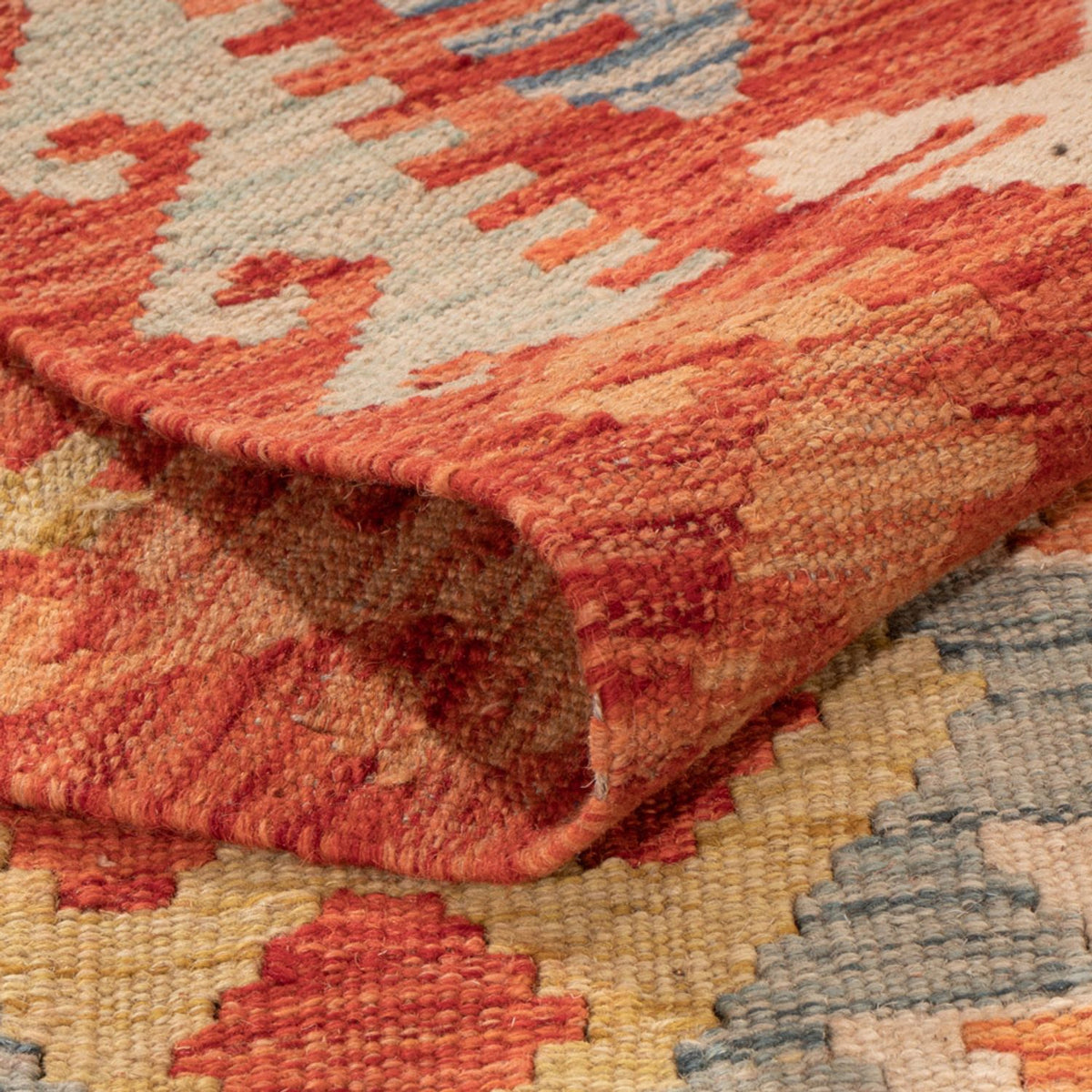 Alfombra Kelim - Splash - 295 x 196 cm - multicolor