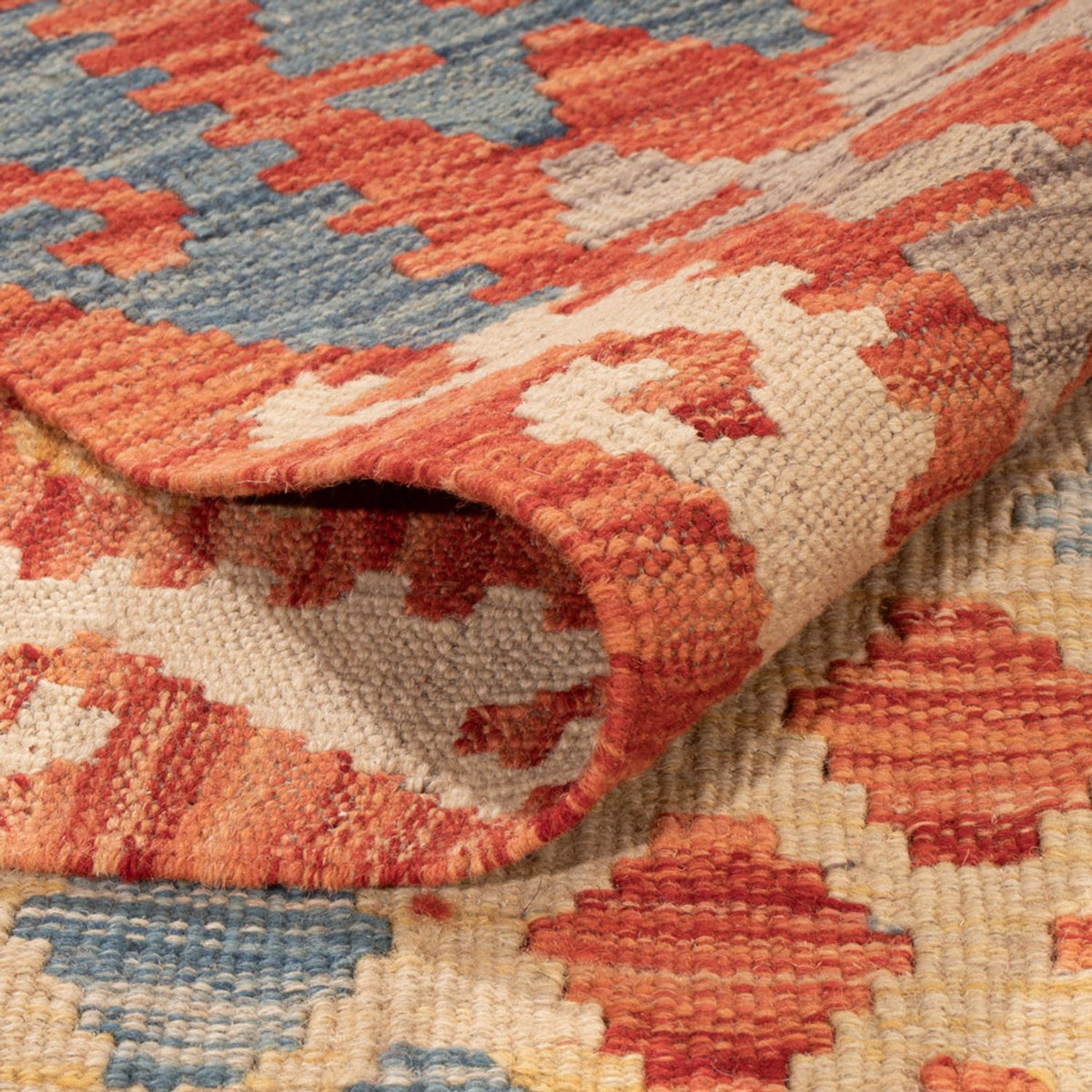 Alfombra Kelim - Splash - 292 x 203 cm - multicolor