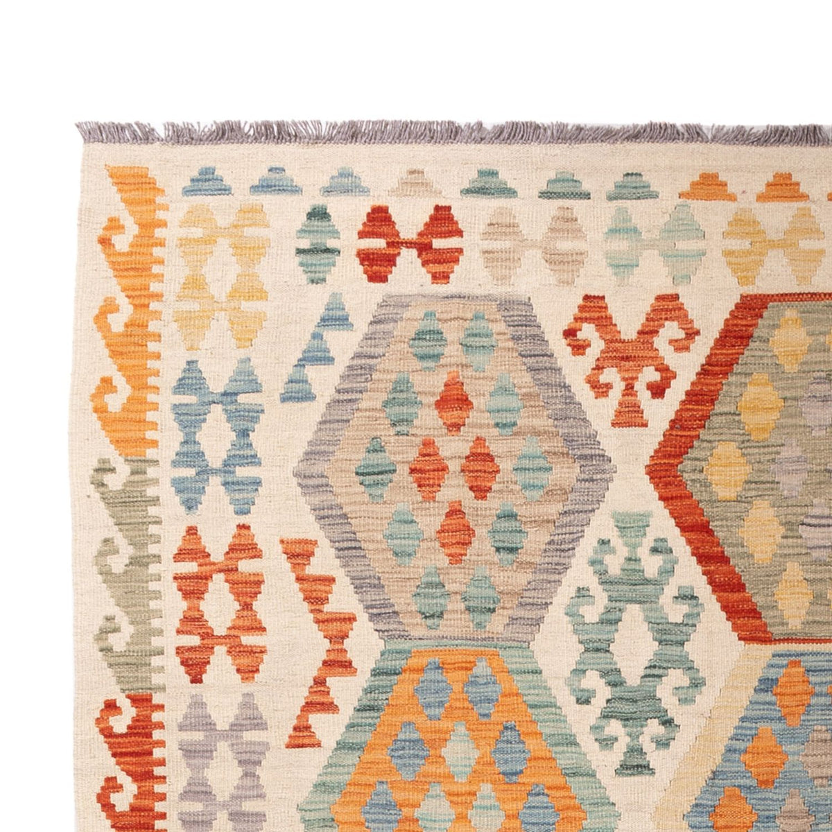 Alfombra Kelim - Splash - 310 x 193 cm - multicolor