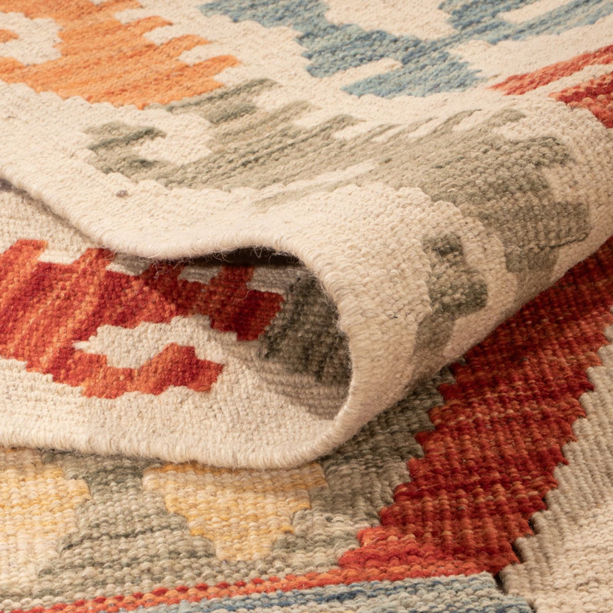 Alfombra Kelim - Splash - 310 x 193 cm - multicolor