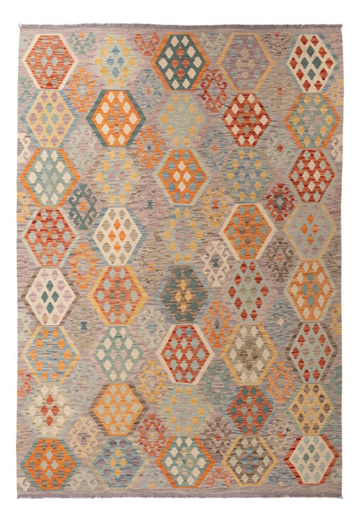 Kilim Maimana 207x298cm - Alfombra de lana - multicolor