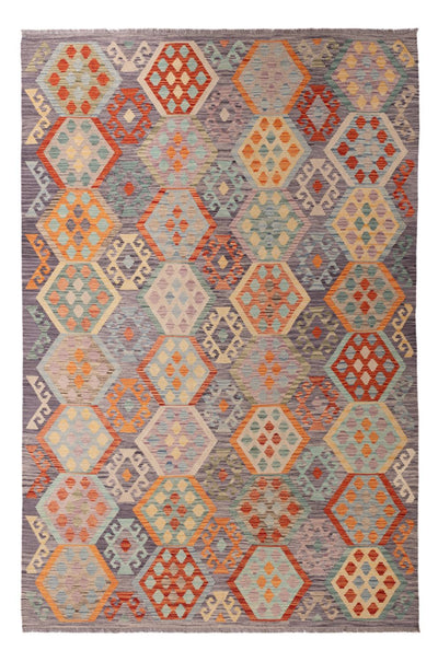 Kilim Maimana 202x300cm - Alfombra de lana - multicolor