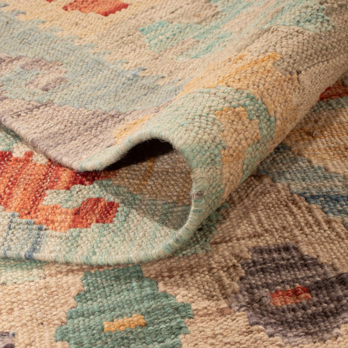 Alfombra Kelim - Splash - 300 x 203 cm - multicolor