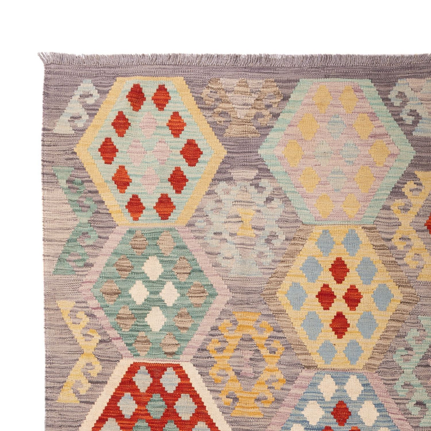 Kilim Maimana Alfombra 301x209cm - Alfombra de lana