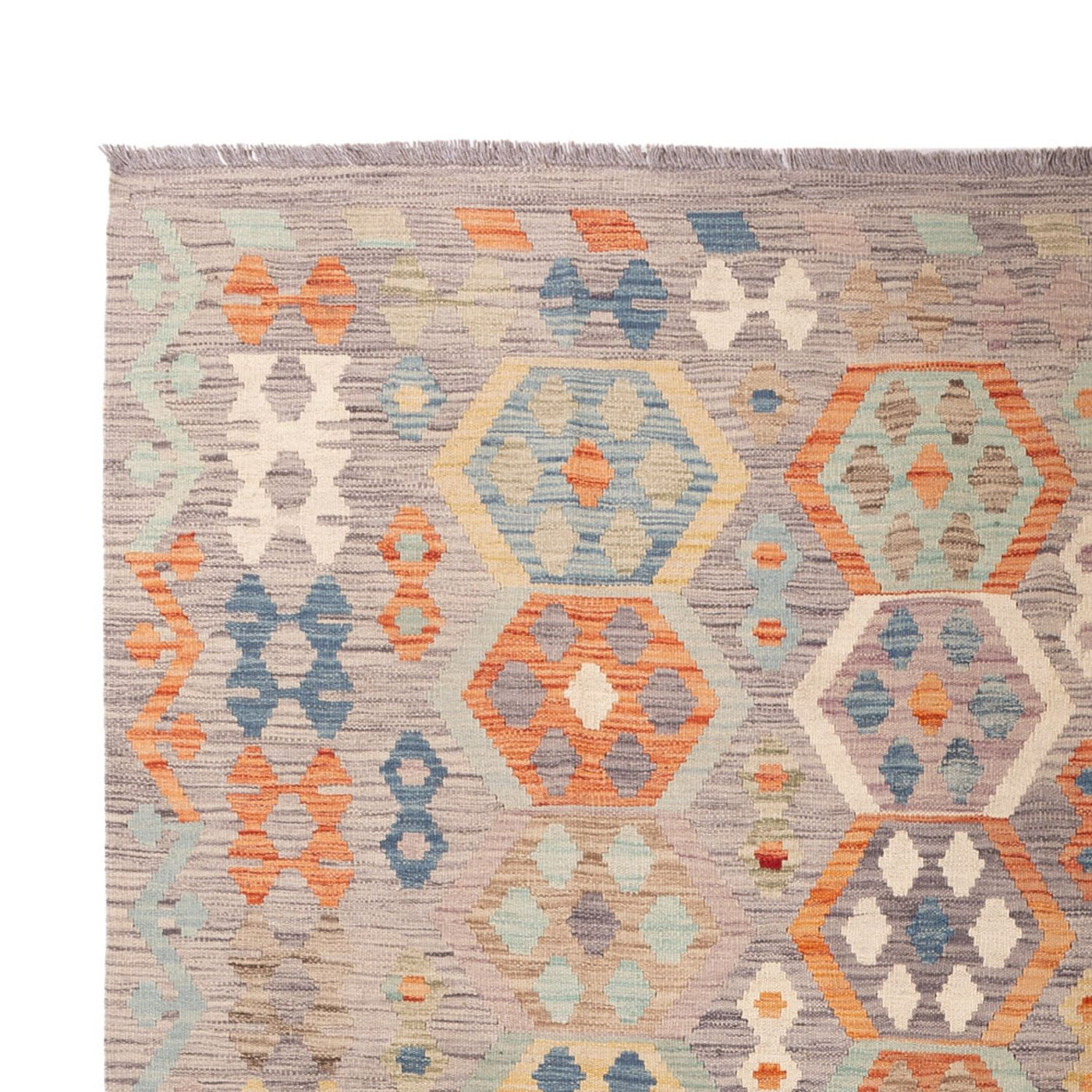 Kilim Maimana Alfombra 300x209cm - Alfombra de lana