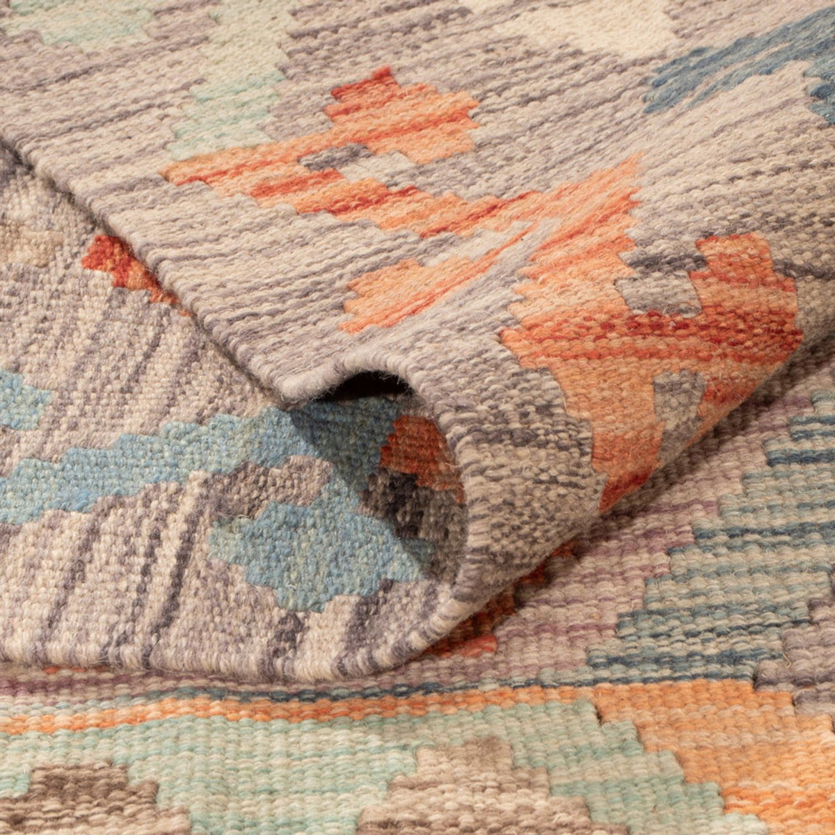 Alfombra Kelim - Splash - 300 x 209 cm - multicolor