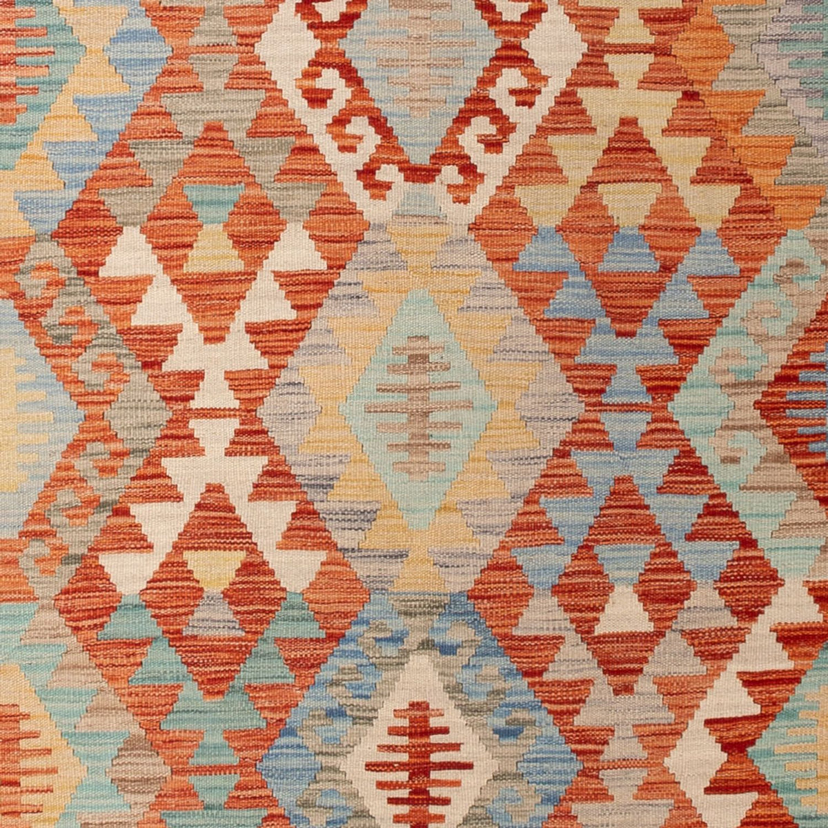 Alfombra Kelim - Splash - 292 x 198 cm - multicolor