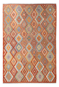 Alfombra Kelim - Splash - 297 x 199 cm - multicolor