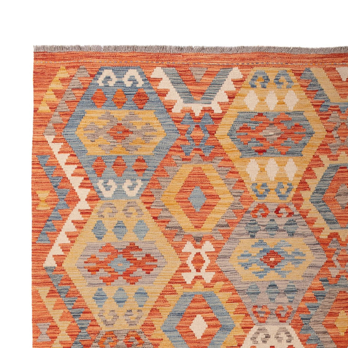 Alfombra Kelim - Splash - 303 x 203 cm - multicolor