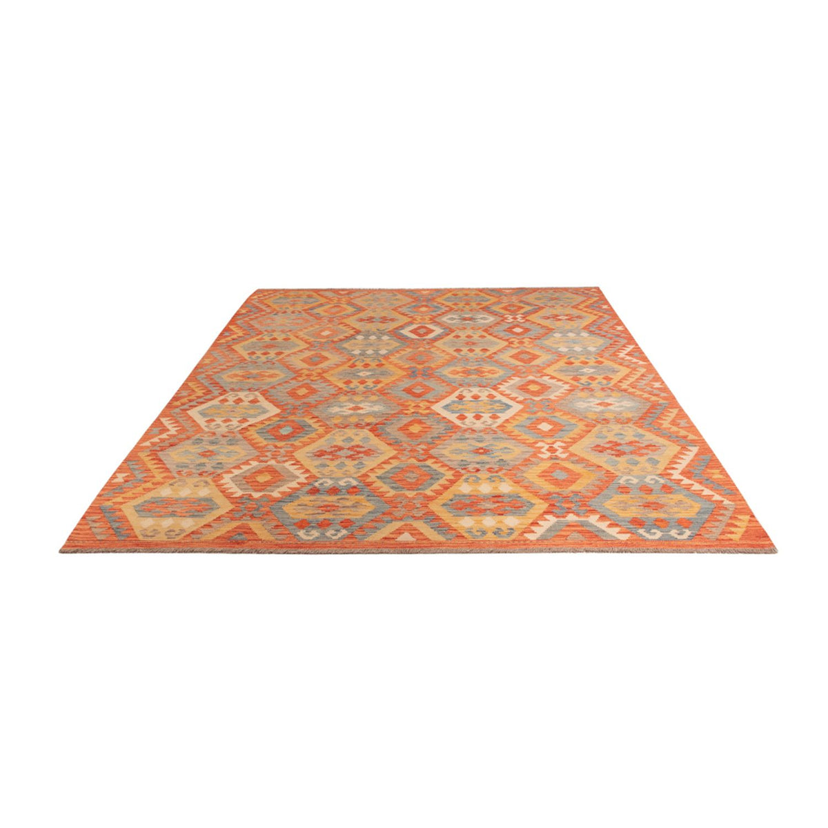 Alfombra Kelim - Splash - 303 x 203 cm - multicolor