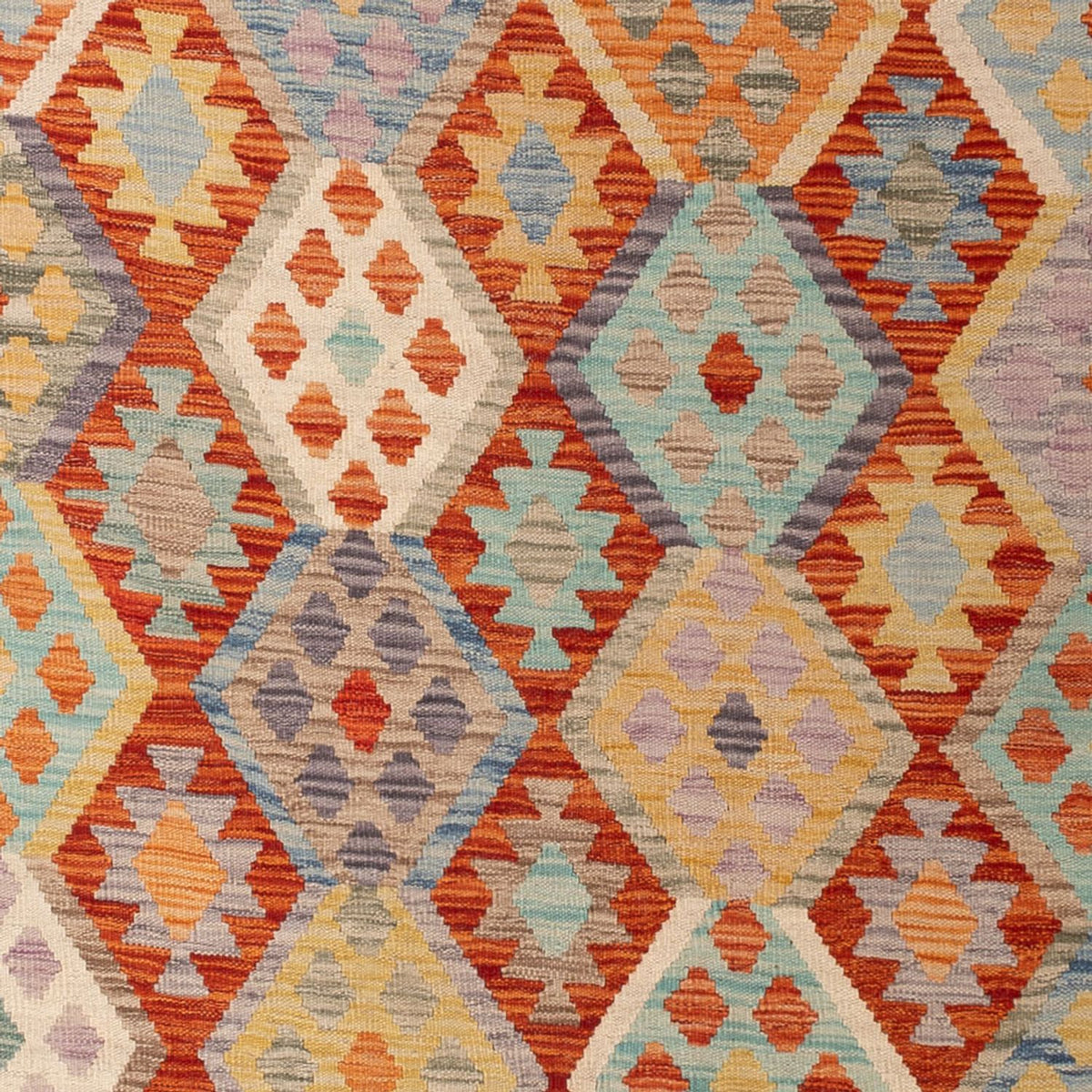 Alfombra Kelim - Splash - 299 x 209 cm - multicolor