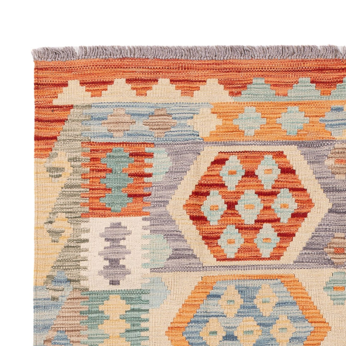 Alfombra Kelim - Splash - 187 x 119 cm - multicolor