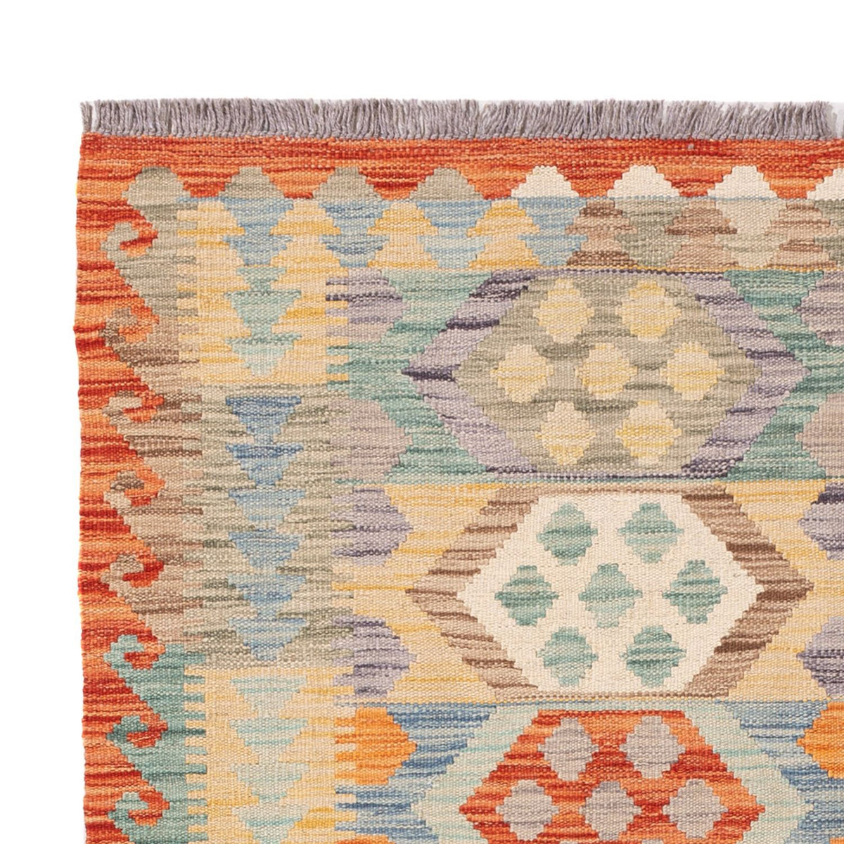 Alfombra Kelim - Splash - 179 x 126 cm - multicolor