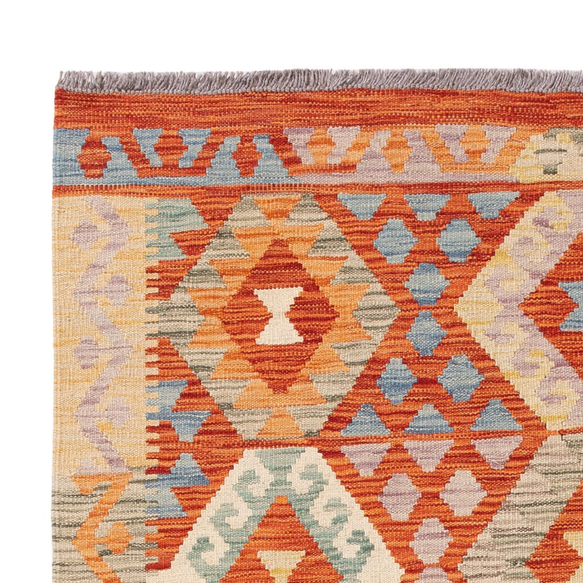 Alfombra Kelim - Splash - 176 x 125 cm - multicolor