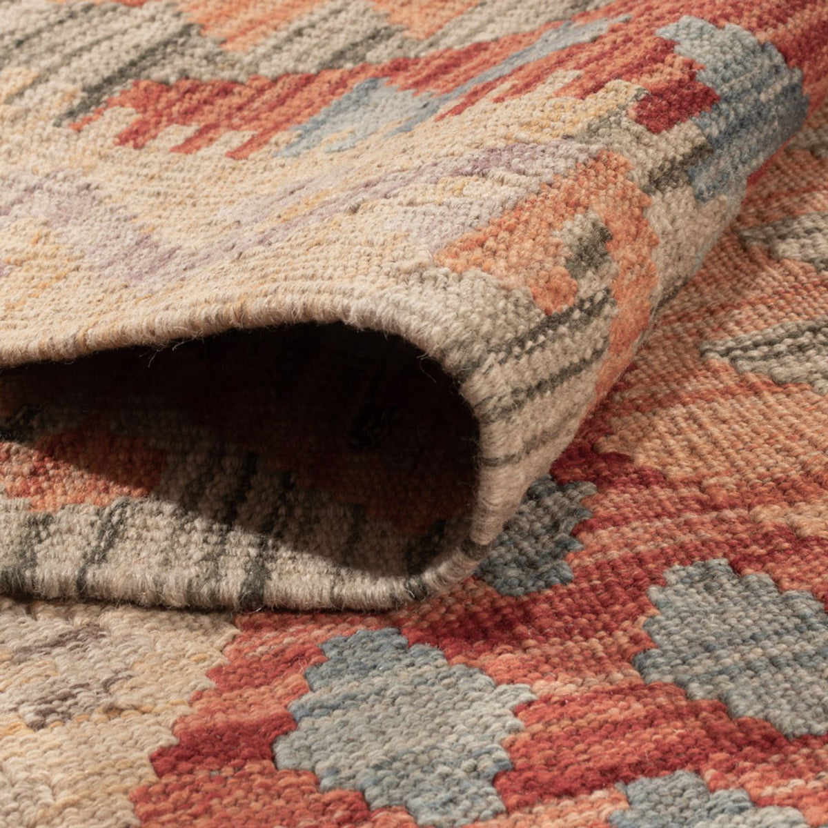 Alfombra Kelim - Splash - 176 x 125 cm - multicolor