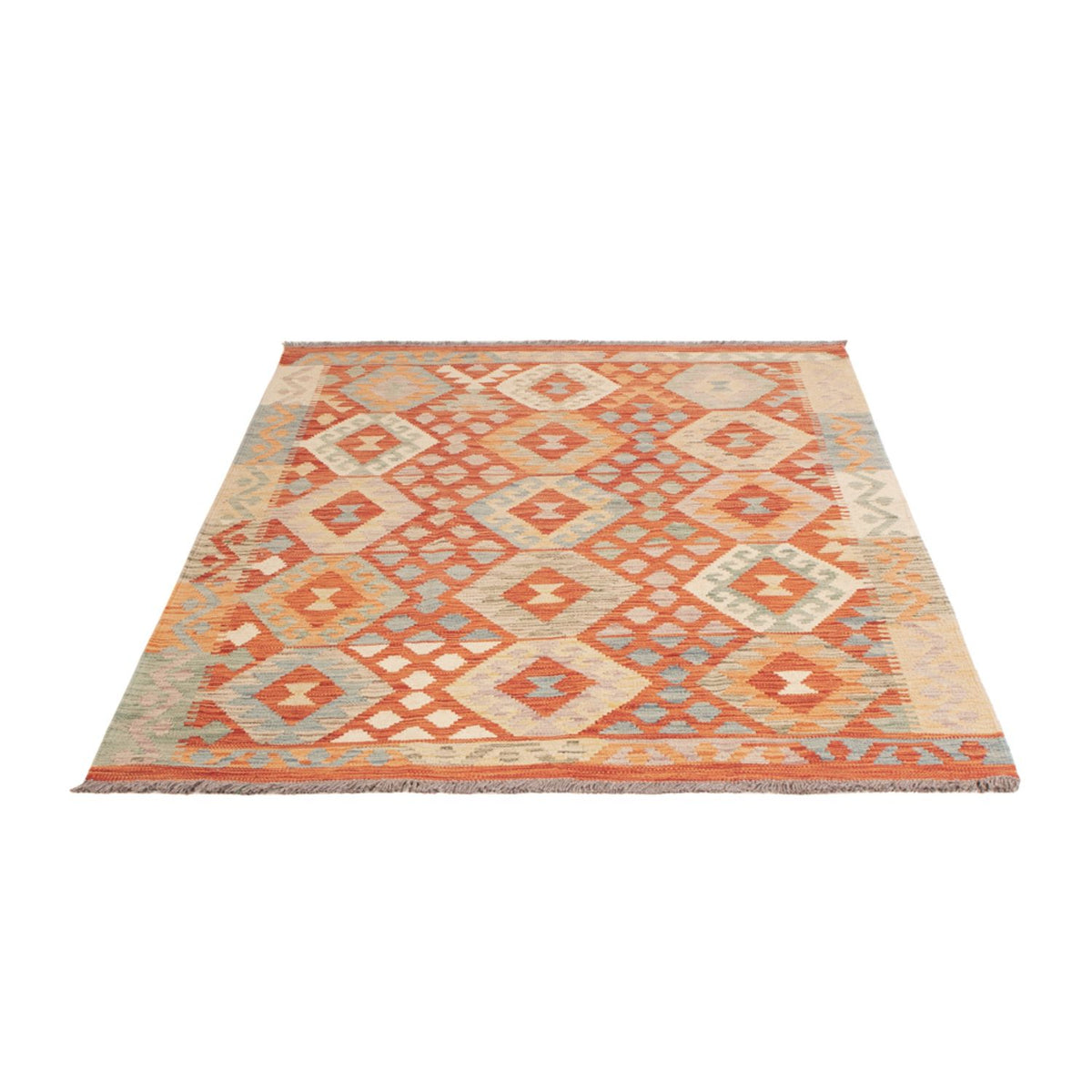 Alfombra Kelim - Splash - 176 x 125 cm - multicolor