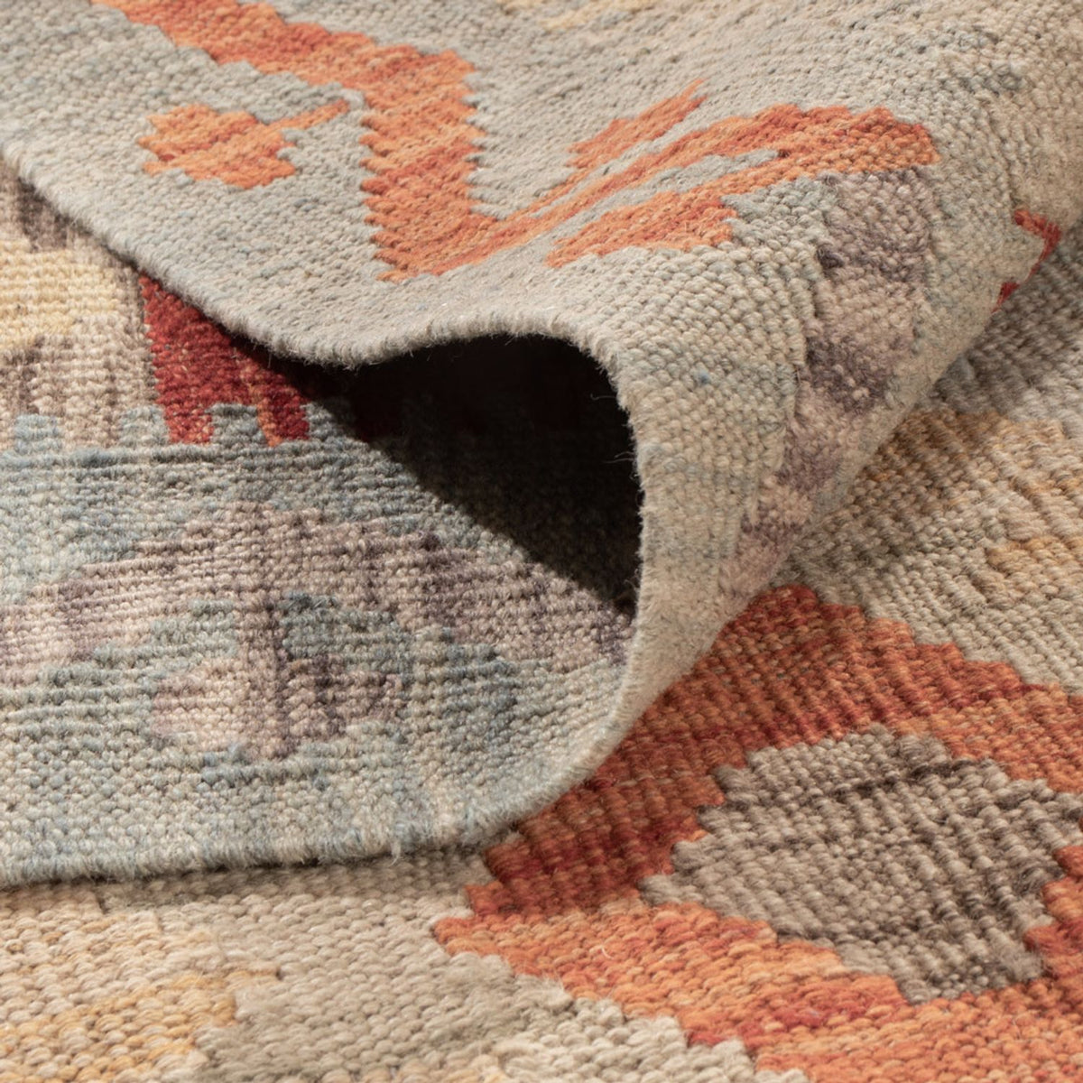 Alfombra Kelim - Splash - 173 x 127 cm - multicolor