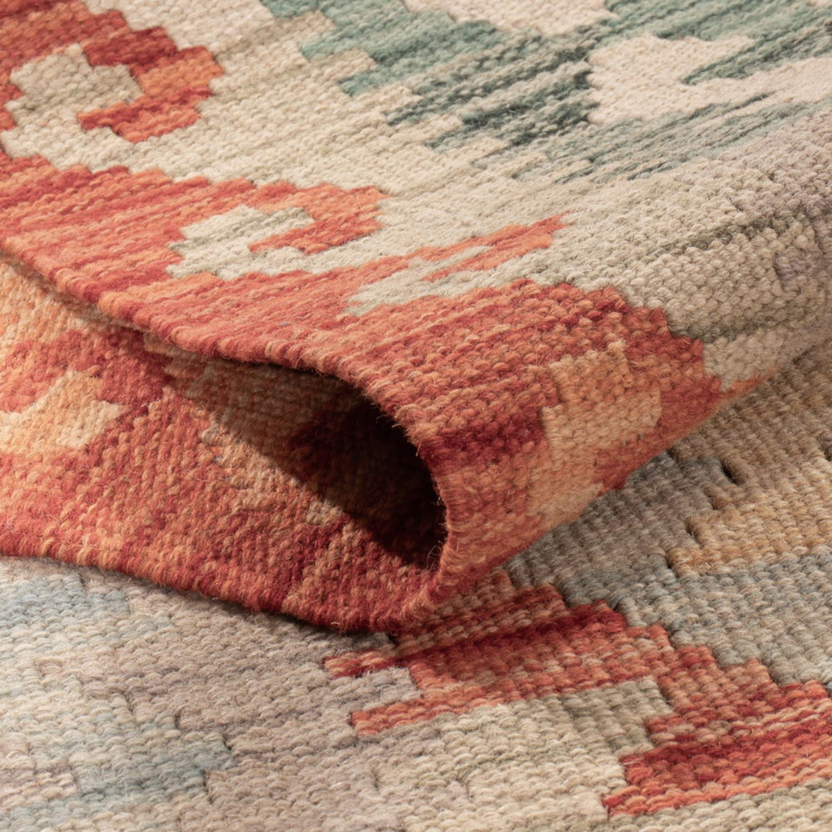 Alfombra Kelim - Splash - 174 x 122 cm - multicolor