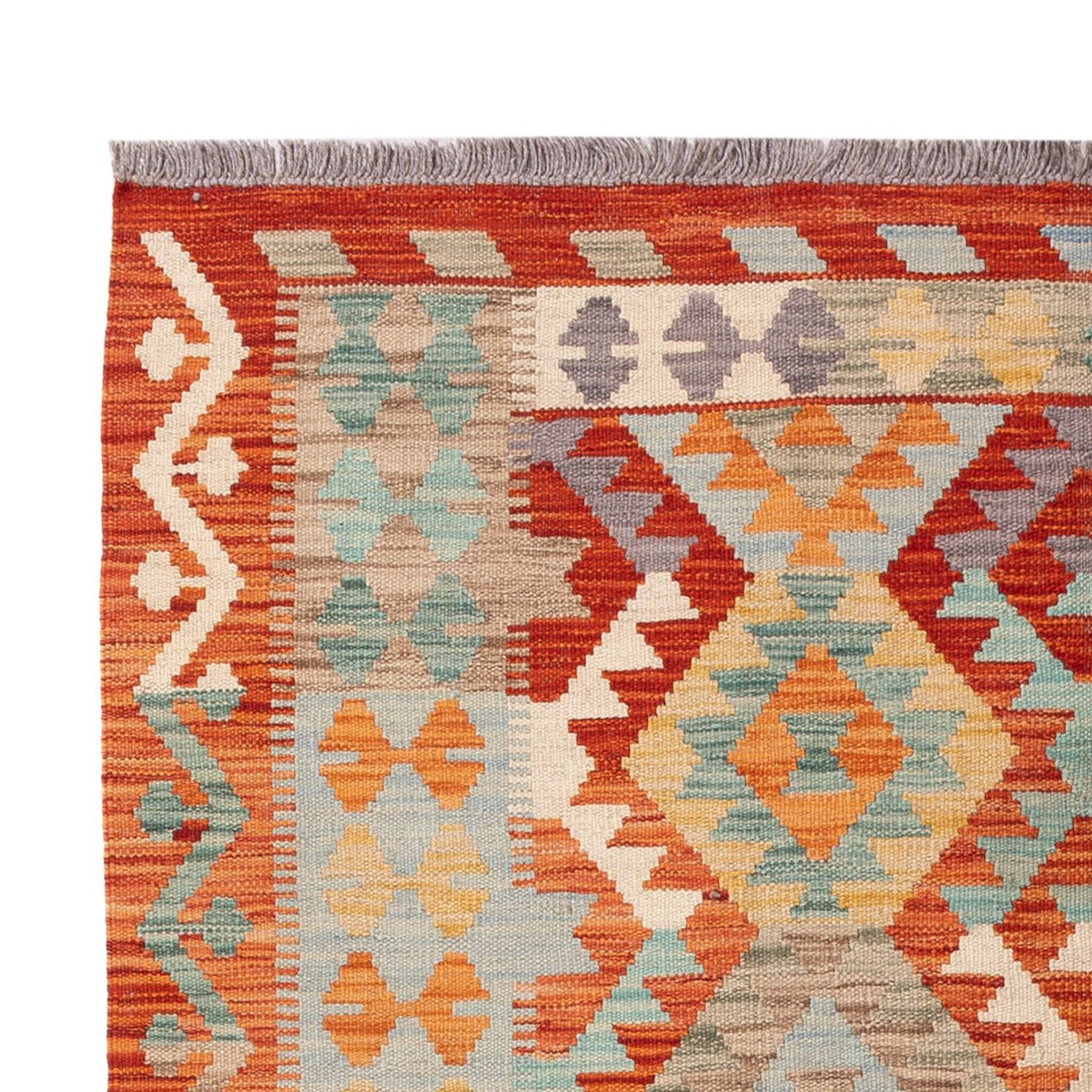 Alfombra Kelim - Splash - 171 x 129 cm - multicolor