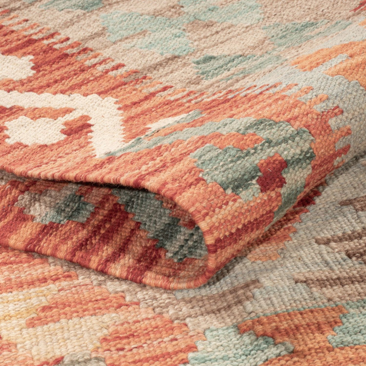 Alfombra Kelim - Splash - 171 x 129 cm - multicolor