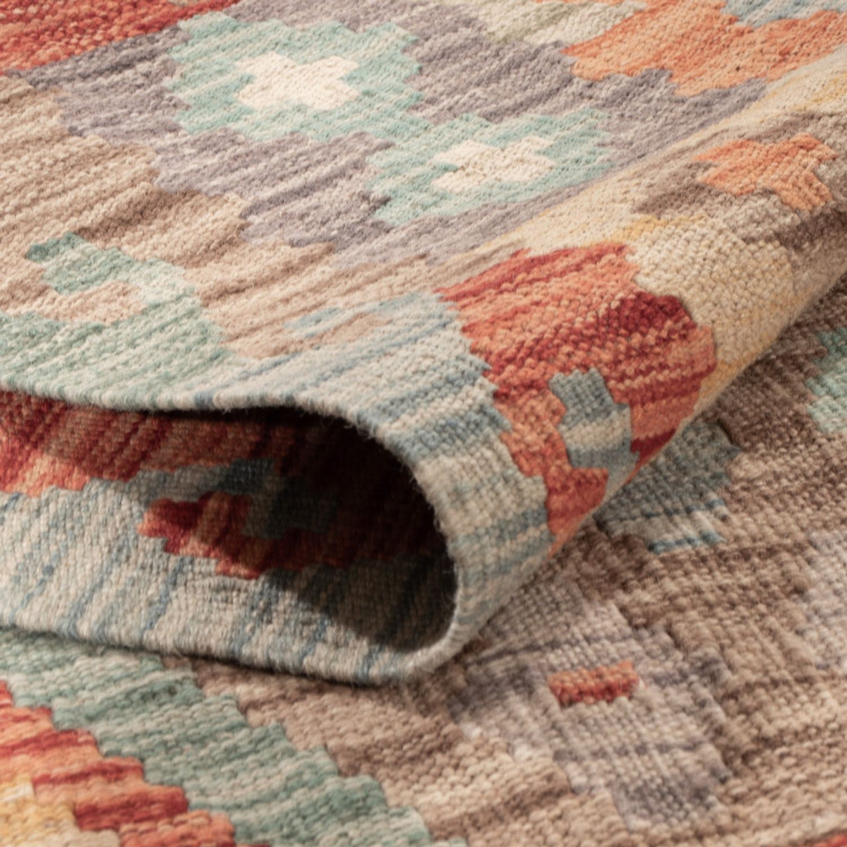 Alfombra Kelim - Splash - 177 x 125 cm - multicolor