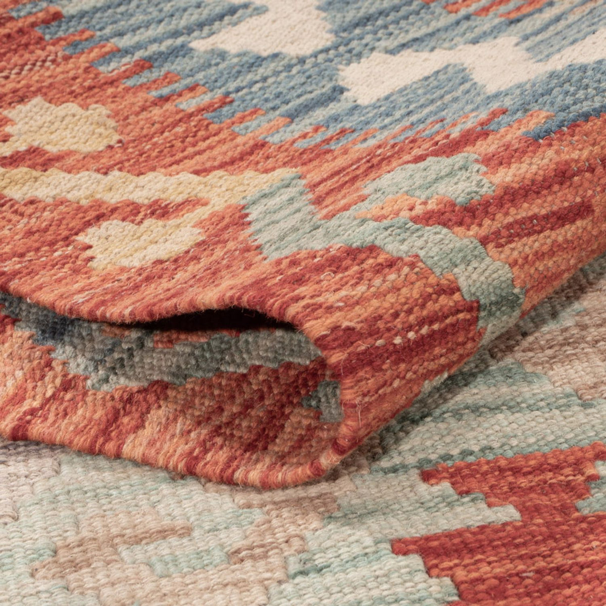 Alfombra Kelim - Splash - 170 x 122 cm - multicolor