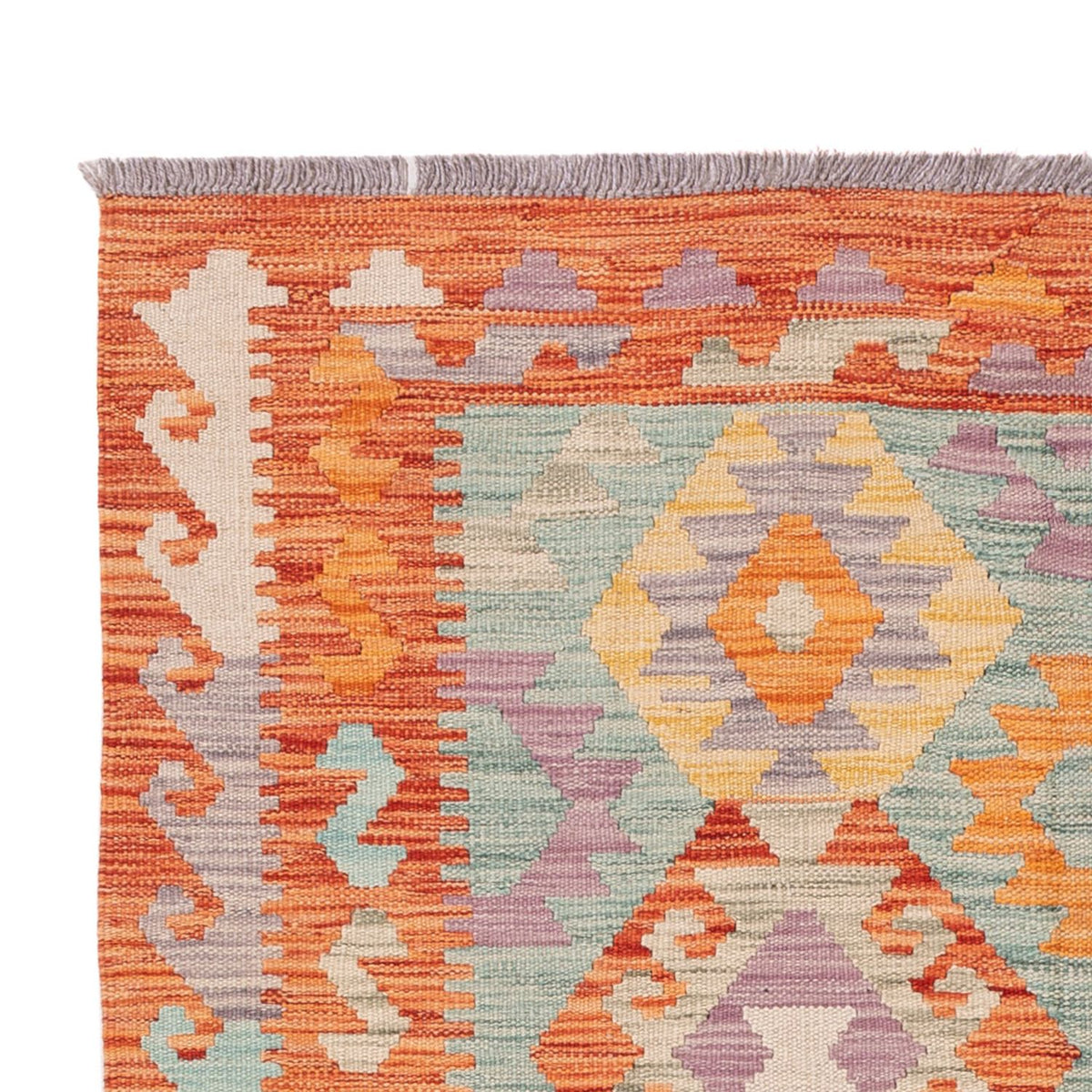 Alfombra Kelim - Splash - 178 x 128 cm - multicolor