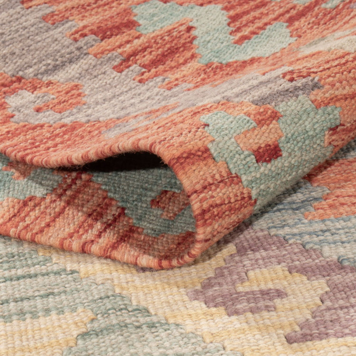 Alfombra Kelim - Splash - 178 x 128 cm - multicolor