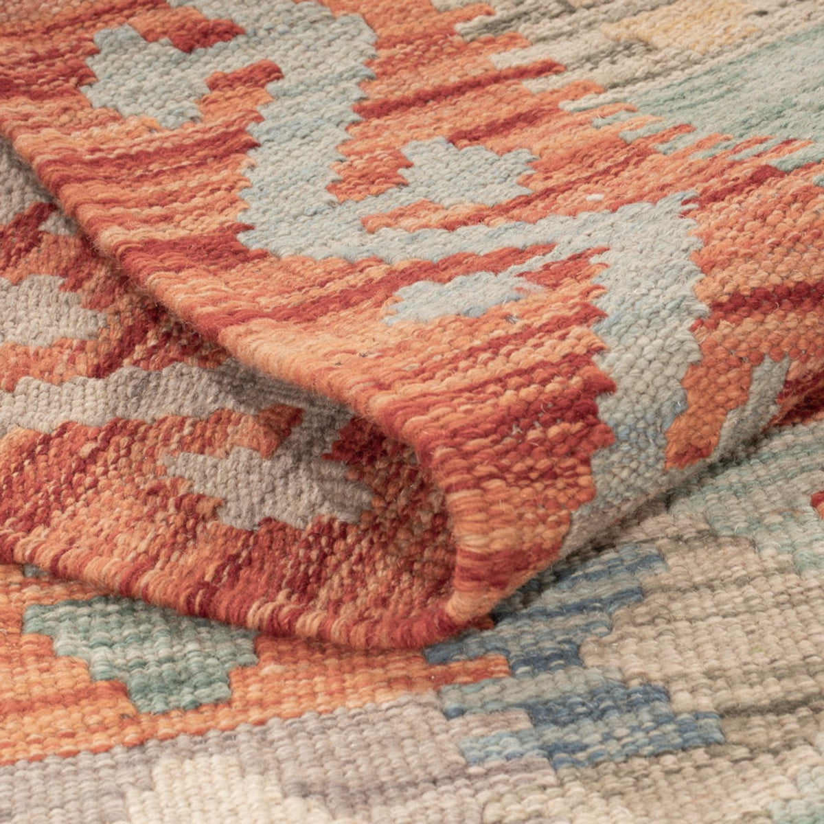 Alfombra Kelim - Splash - 191 x 130 cm - multicolor