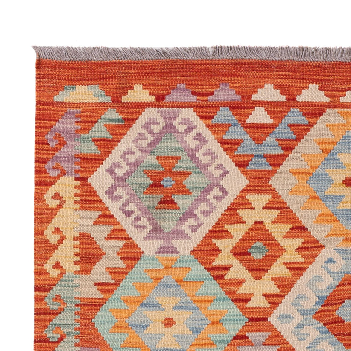 Alfombra Kelim - Splash - 169 x 125 cm - multicolor