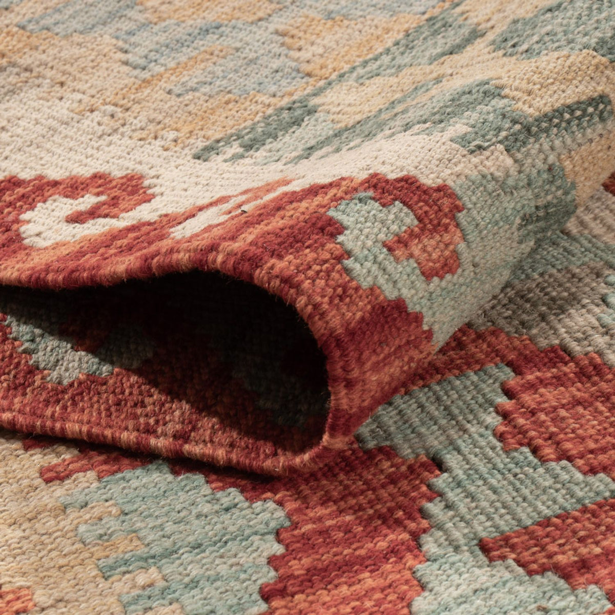 Alfombra Kelim - Splash - 174 x 125 cm - multicolor