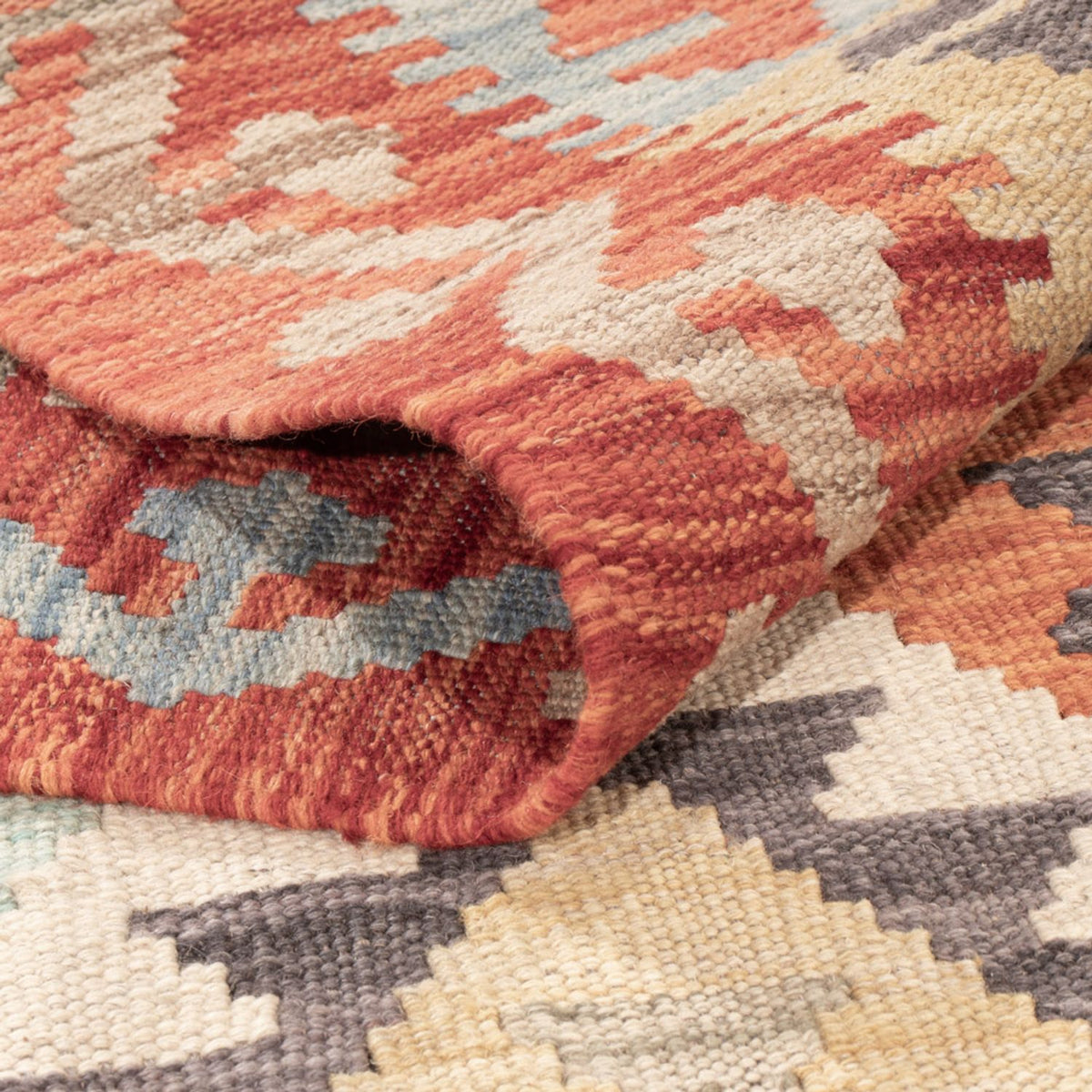 Alfombra Kelim - Splash - 181 x 120 cm - multicolor