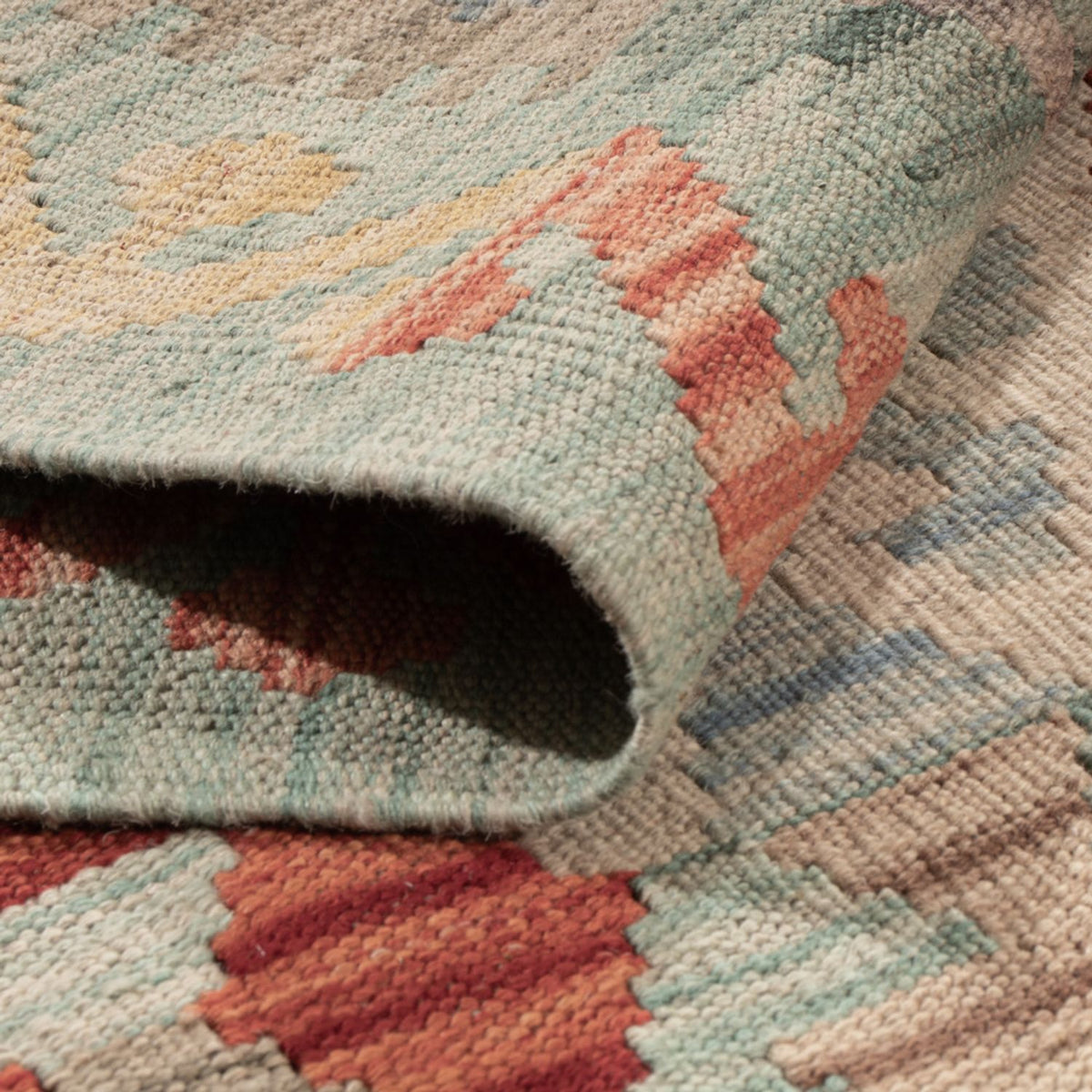 Alfombra Kelim - Splash - 183 x 127 cm - multicolor