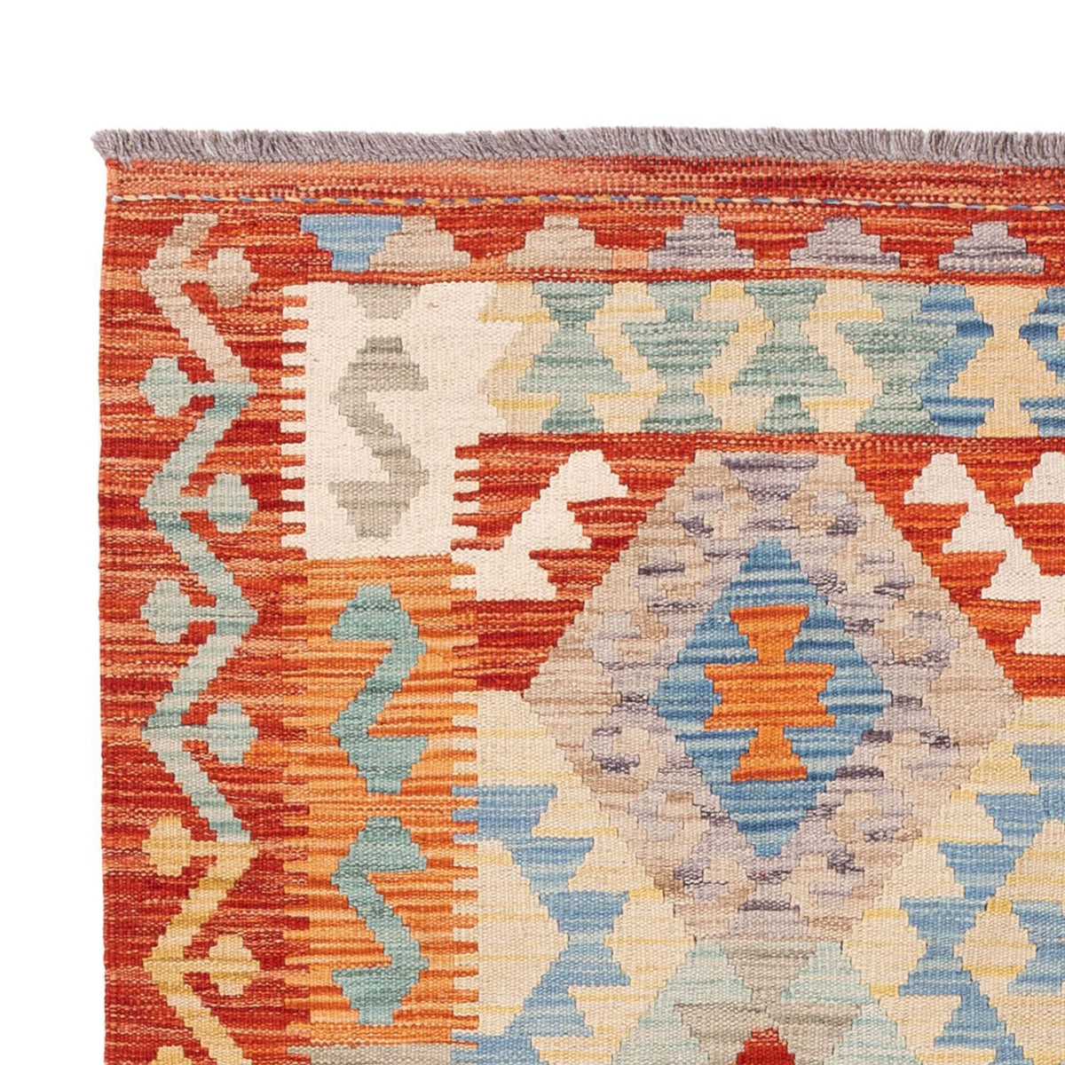 Alfombra Kelim - Splash - 177 x 128 cm - multicolor