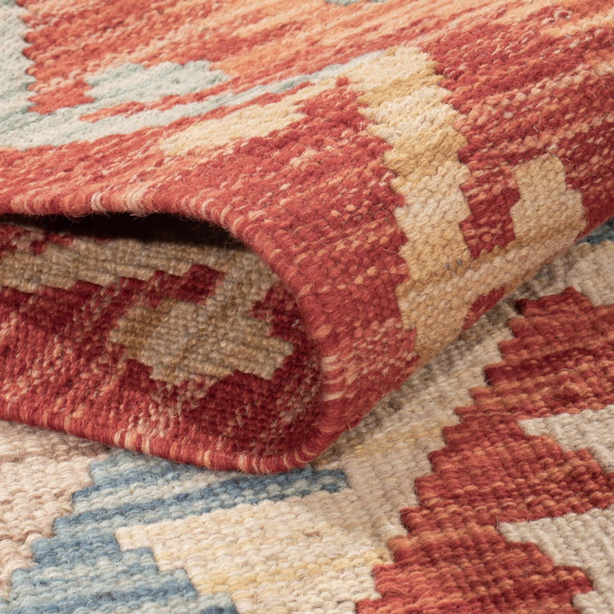 Alfombra Kelim - Splash - 177 x 128 cm - multicolor