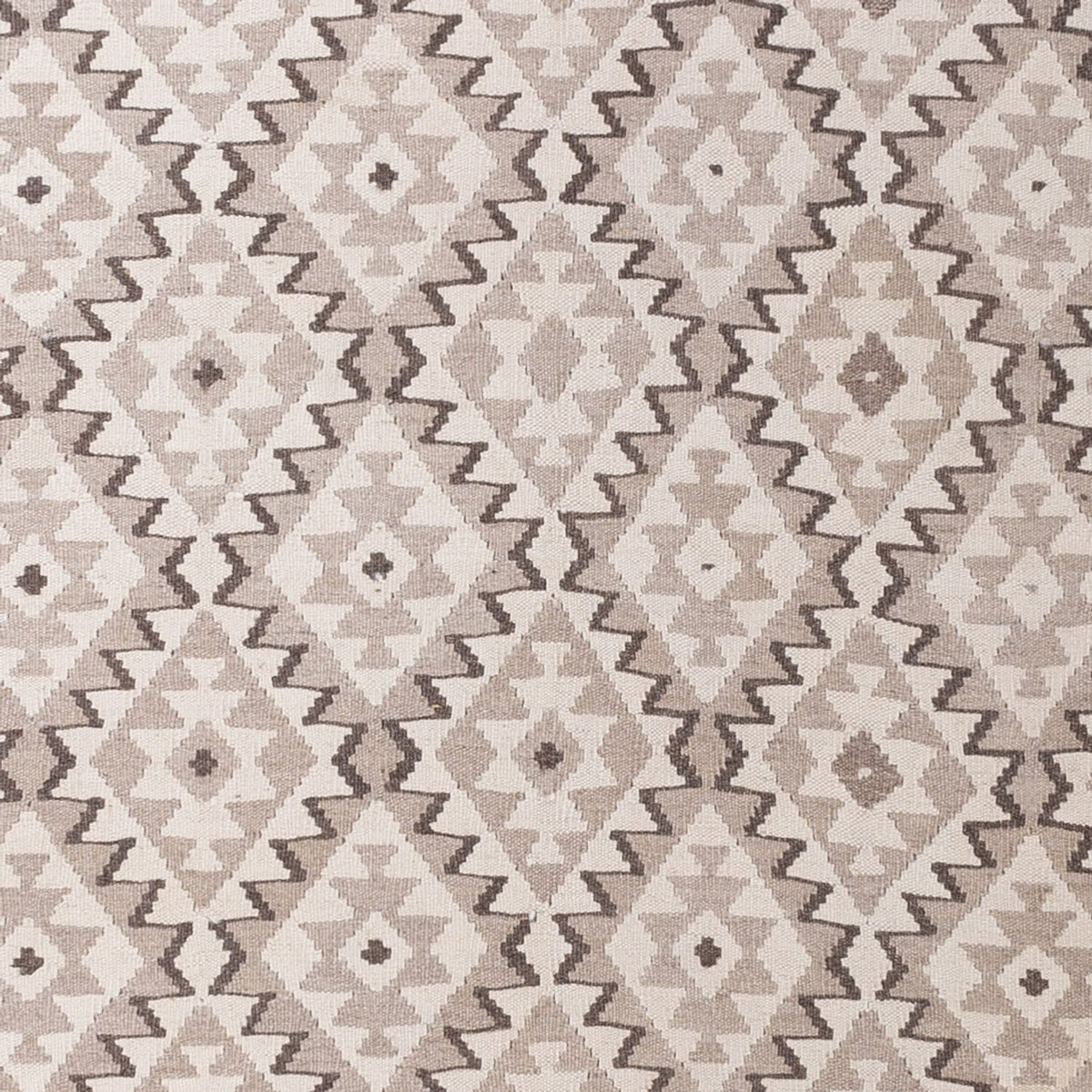 Alfombra Kelim - Splash - 291 x 208 cm - gris claro