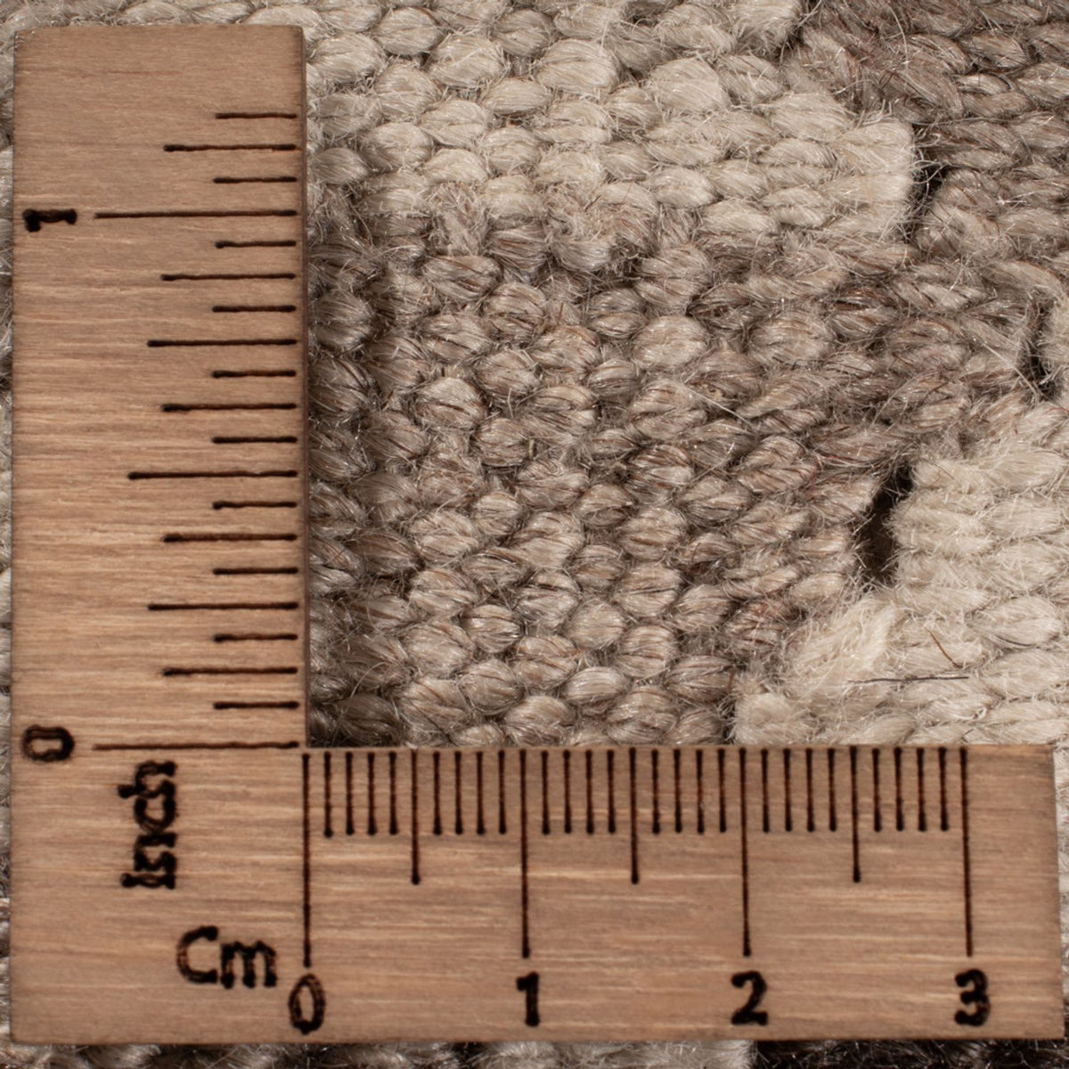 Alfombra Kelim - Splash - 291 x 208 cm - gris claro