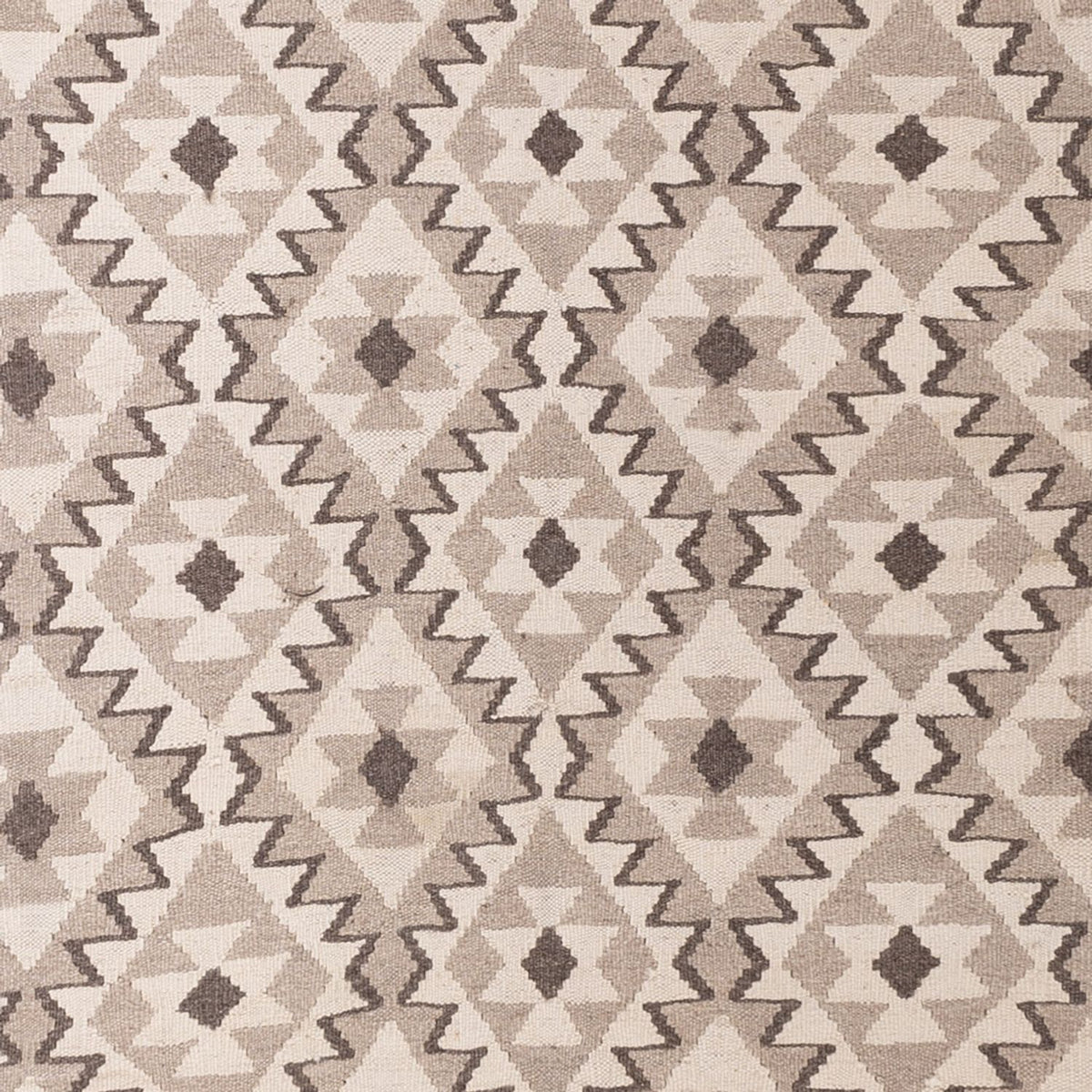 Alfombra Kelim - Splash - 290 x 202 cm - gris claro