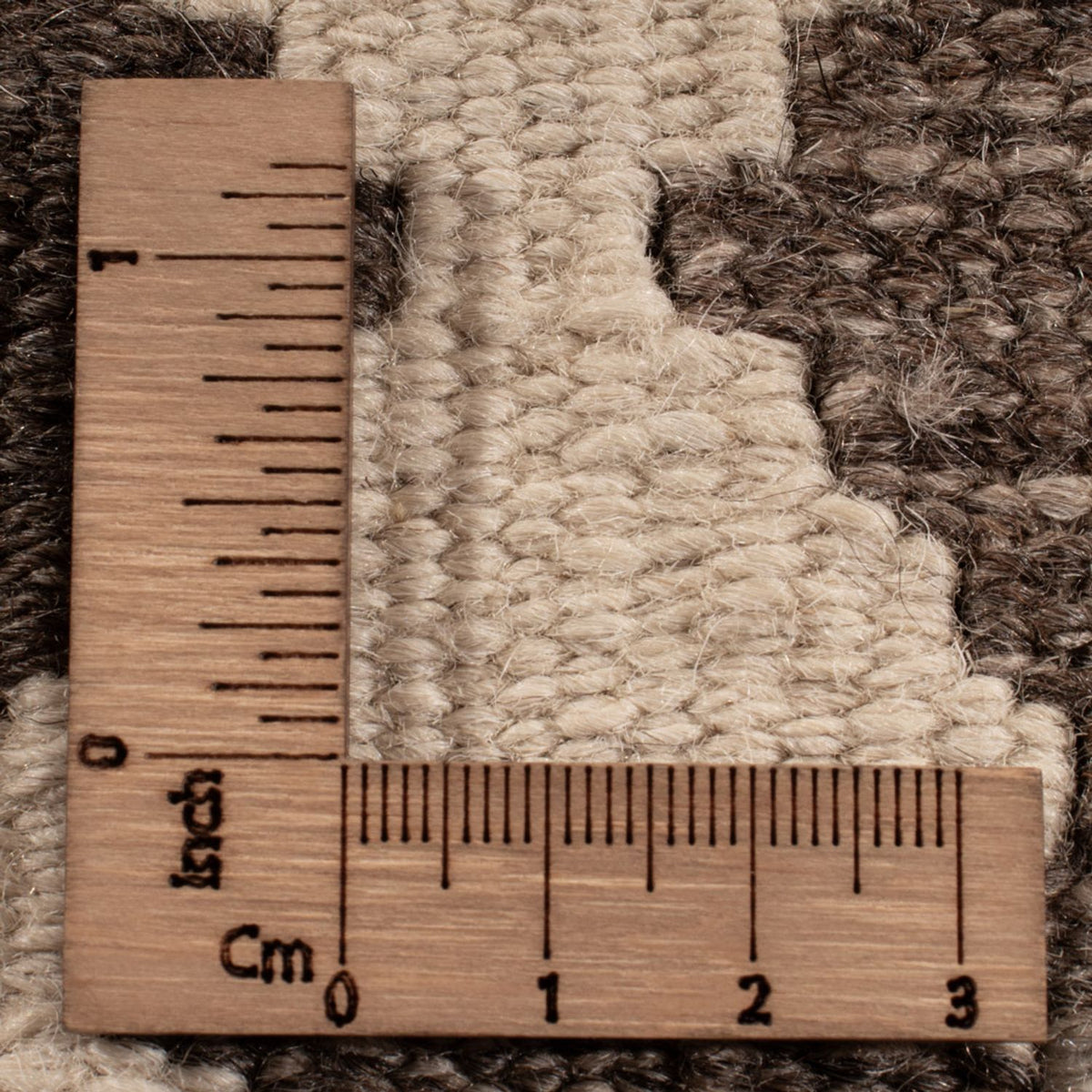 Alfombra Kelim - Splash - 293 x 198 cm - gris claro