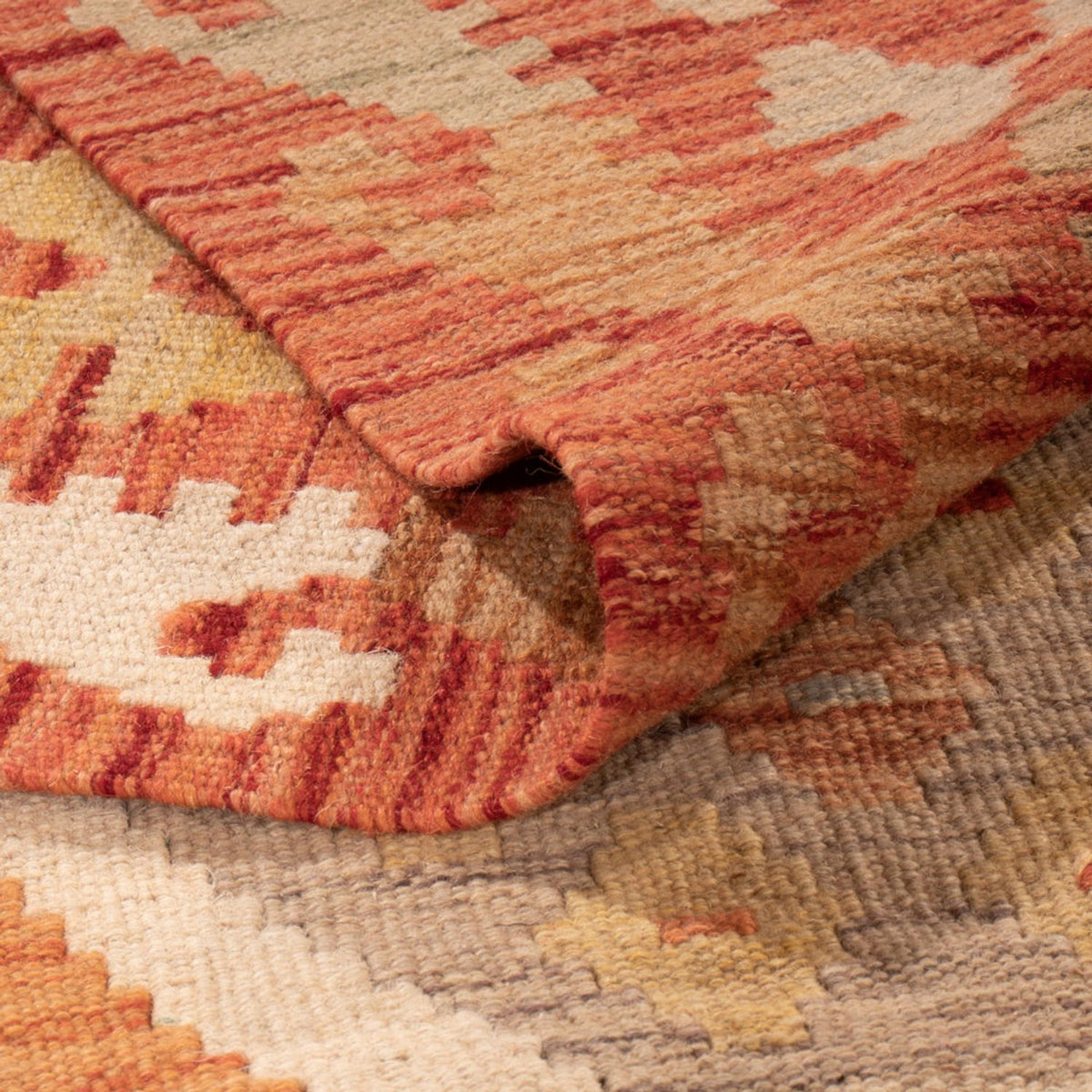 Alfombra Kelim - Splash - 298 x 197 cm - multicolor