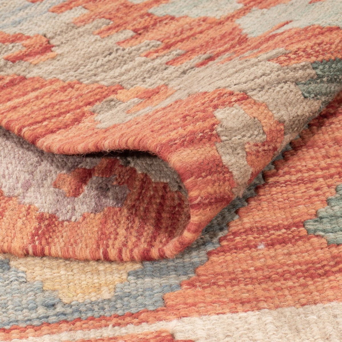 Alfombra Kelim - Splash - 182 x 124 cm - multicolor