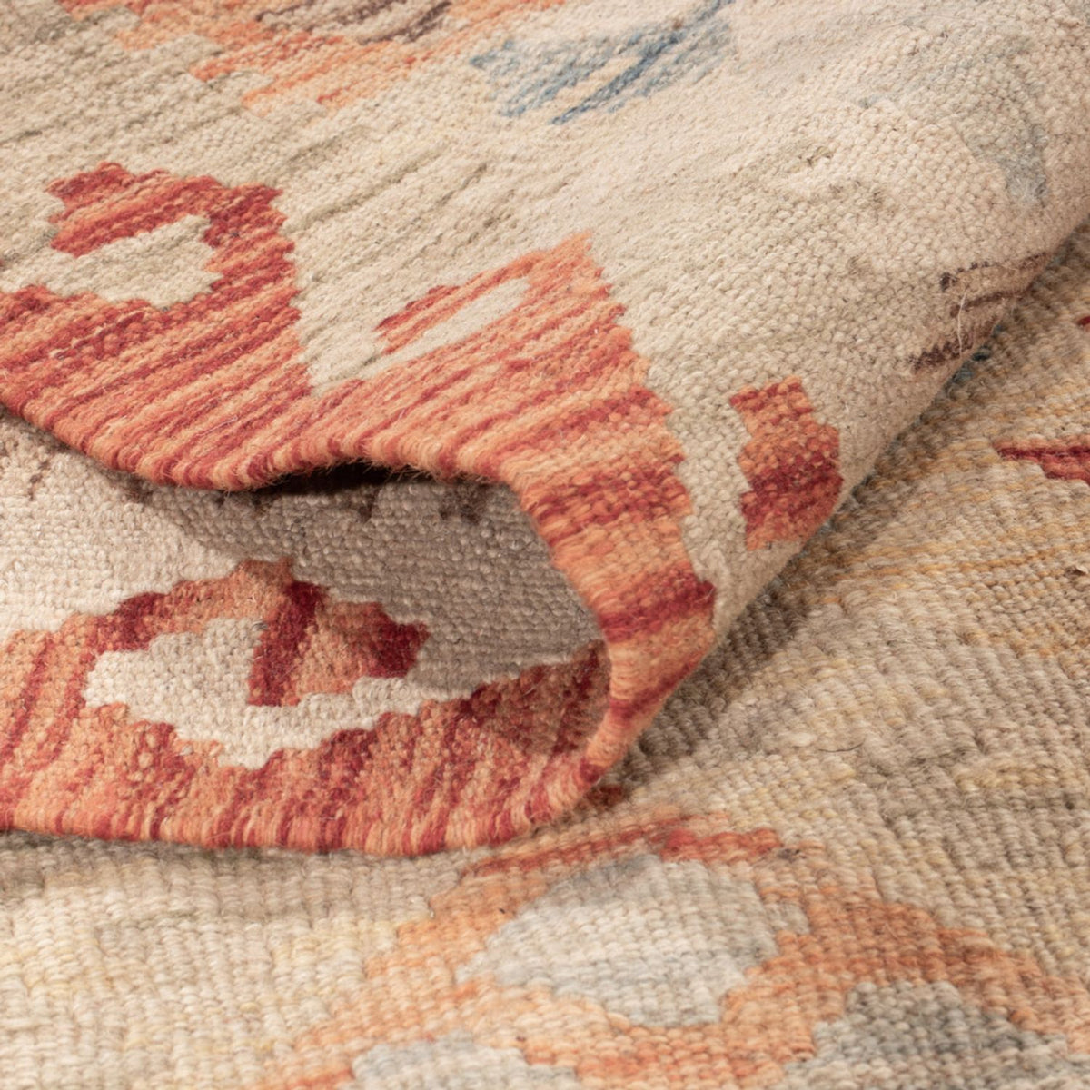 Alfombra Kelim - Splash - 170 x 132 cm - multicolor