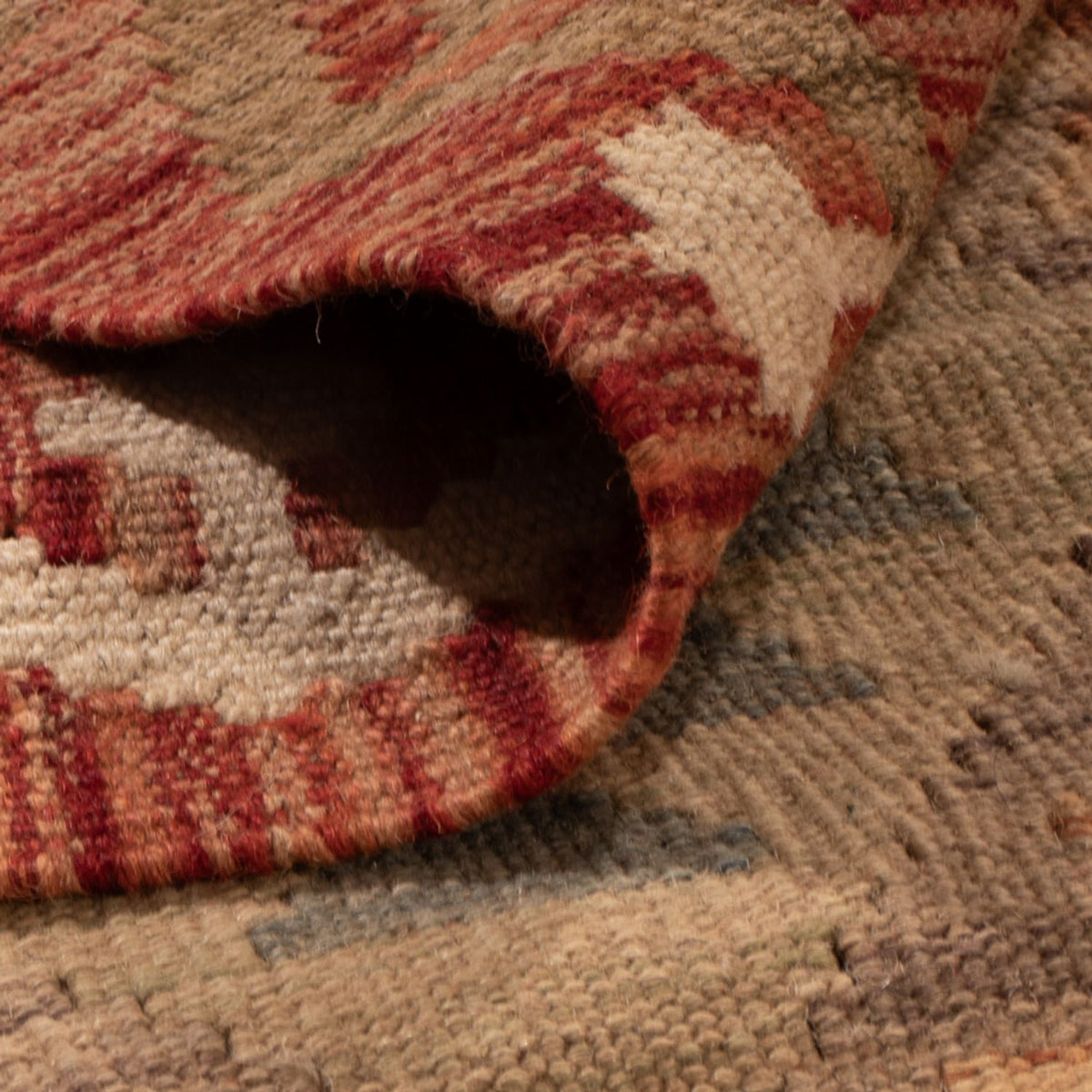 Alfombra Kelim - Splash - 287 x 191 cm - multicolor