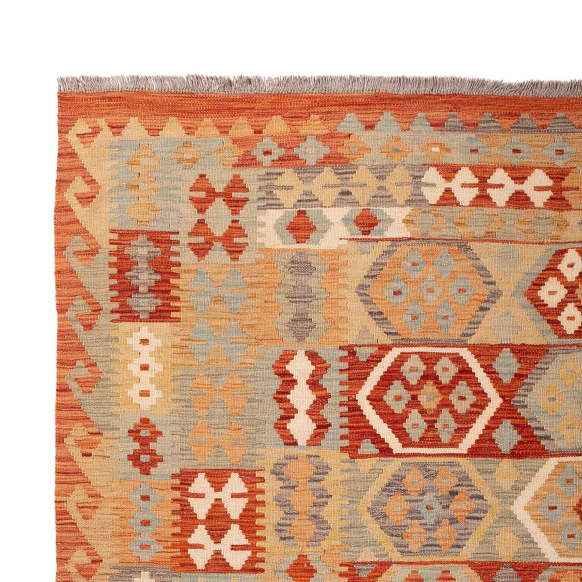 Alfombra Kelim - Splash - 306 x 203 cm - multicolor