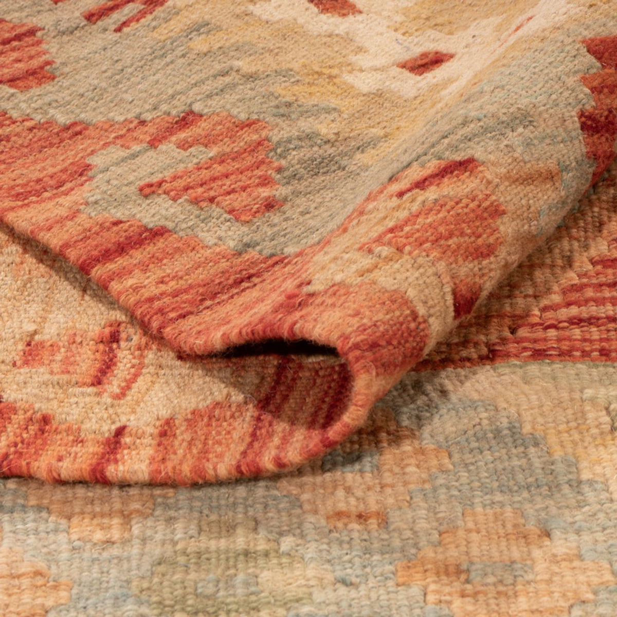 Alfombra Kelim - Splash - 306 x 203 cm - multicolor