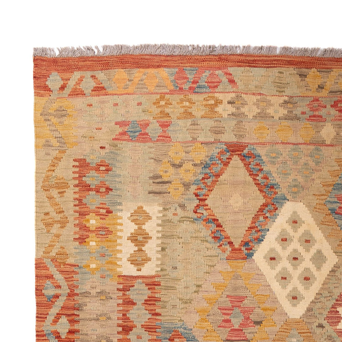 Alfombra Kelim - Splash - 301 x 199 cm - multicolor